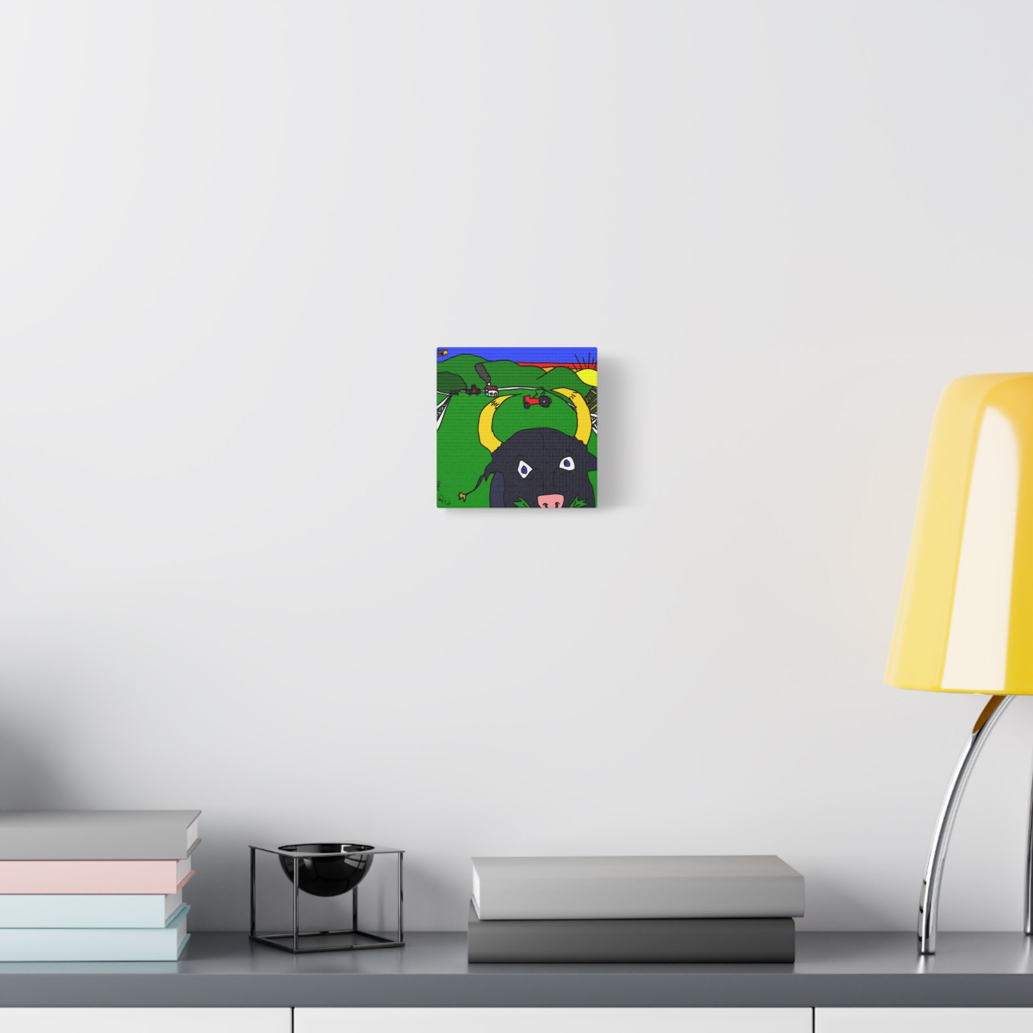 Hello Toro - Matte Canvas, Stretched, 1.25"