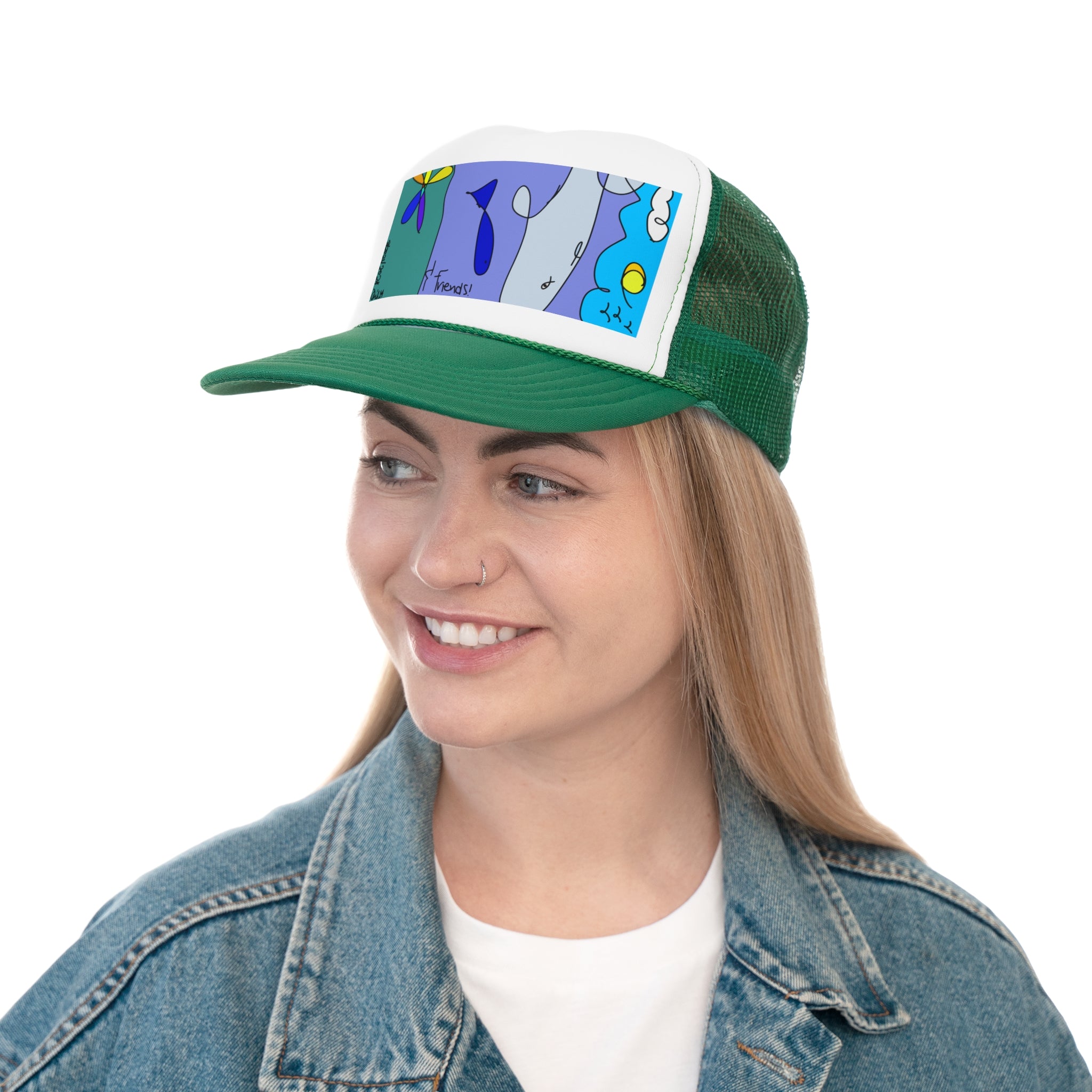 Dolphin & Friends Trucker Caps