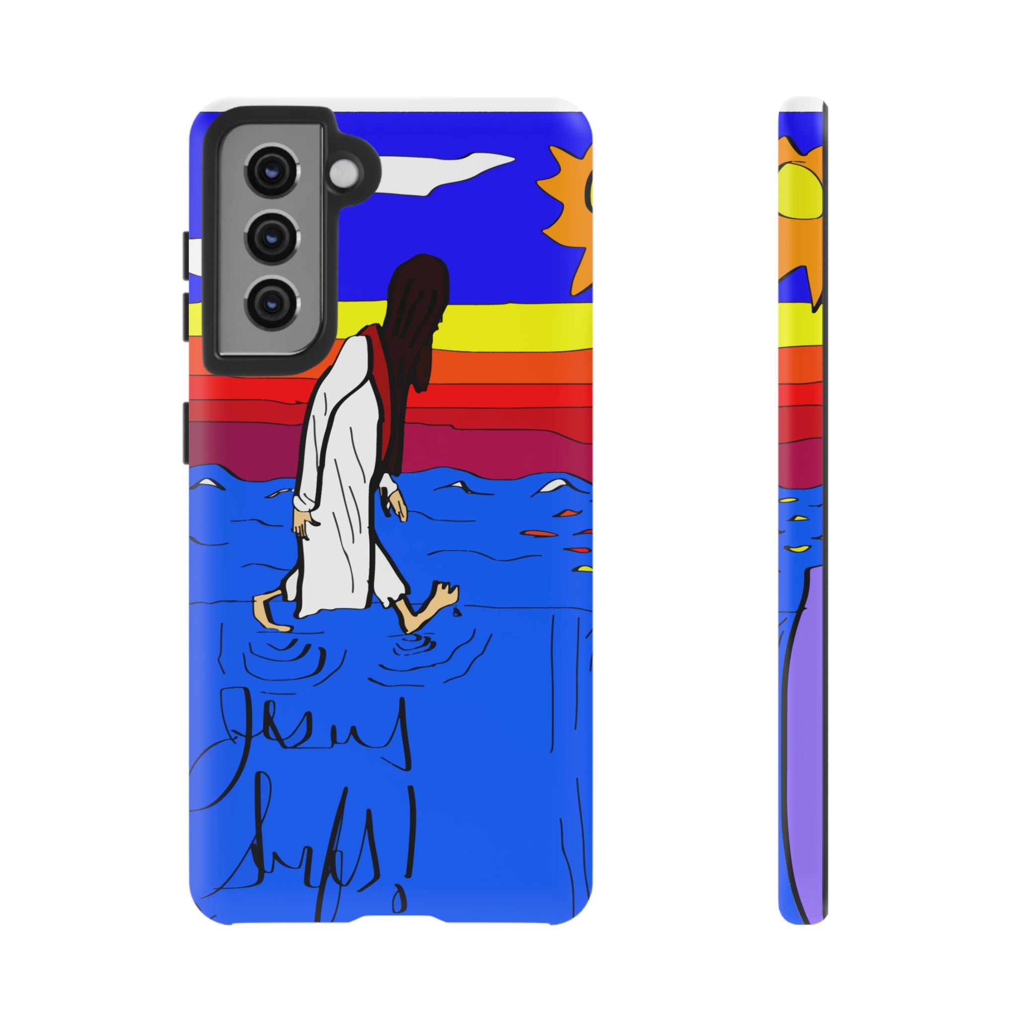 Jesus Surfs “Walks On Water” Tough Cases