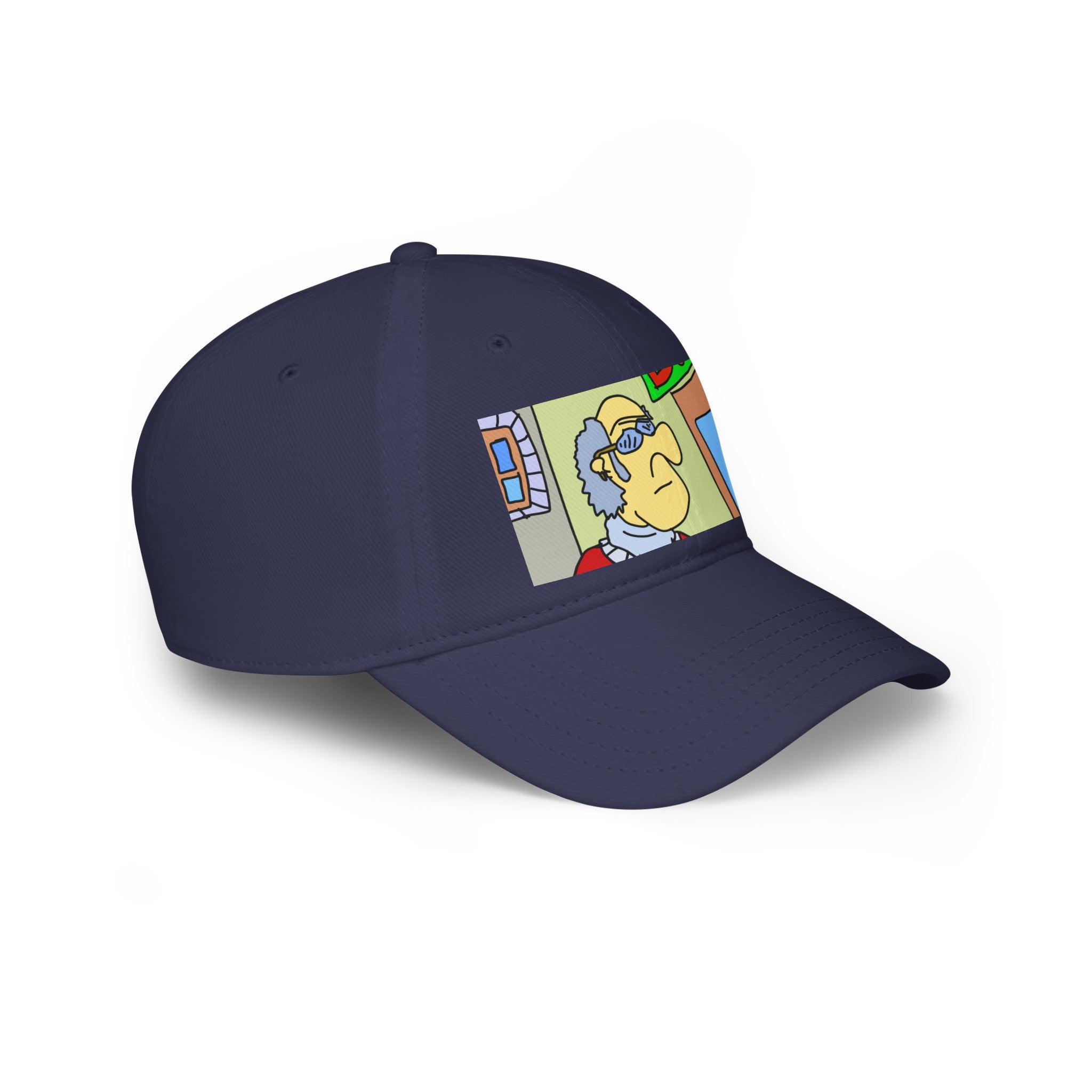 Time Traveling Bookstore George Low Profile Baseball Cap