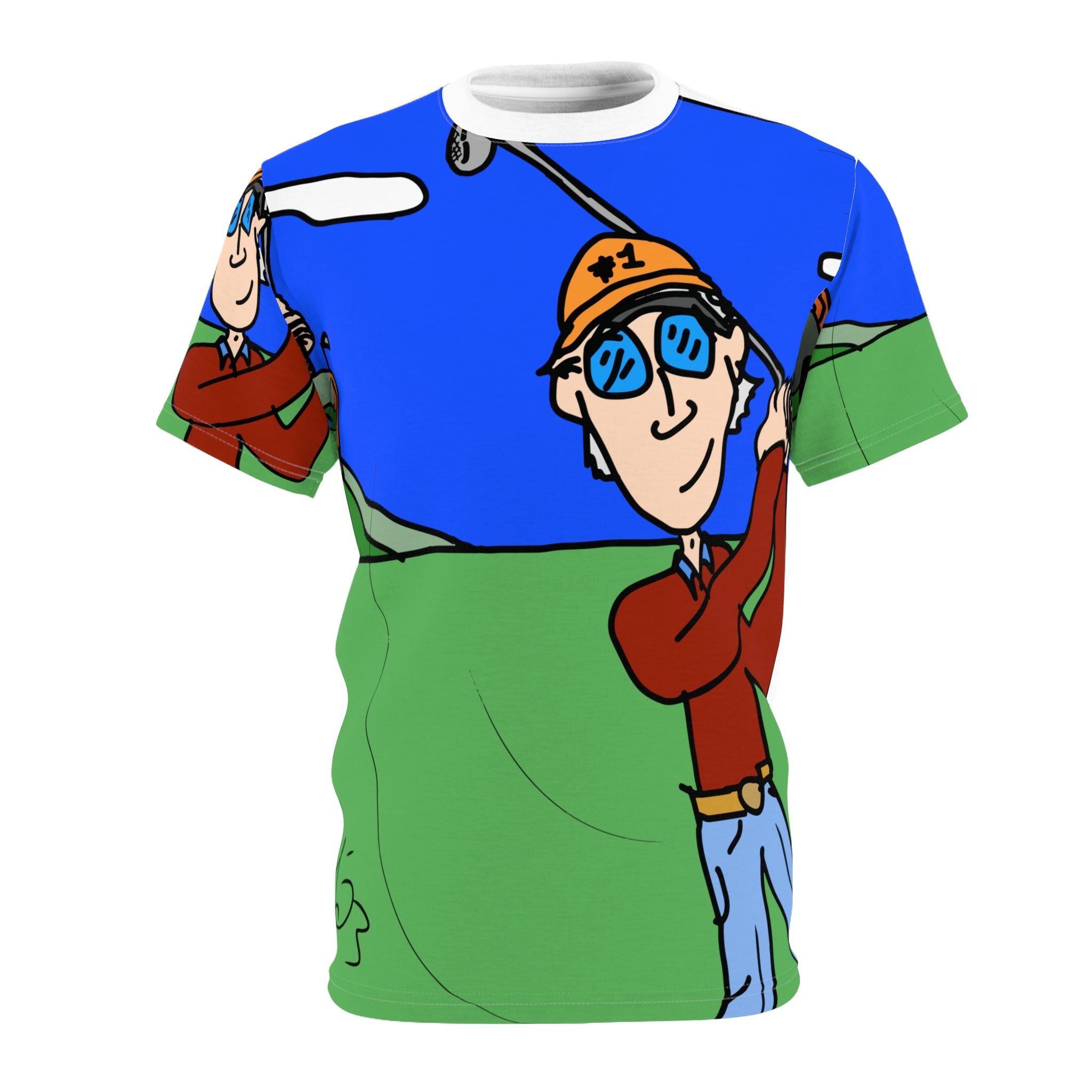 Hole In 1 Unisex Cut & Sew Tee (AOP)