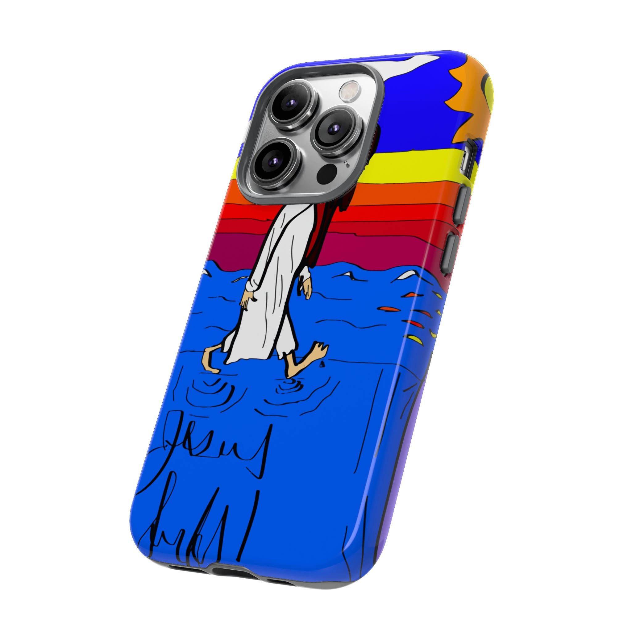 Jesus Surfs “Walks On Water” Tough Cases