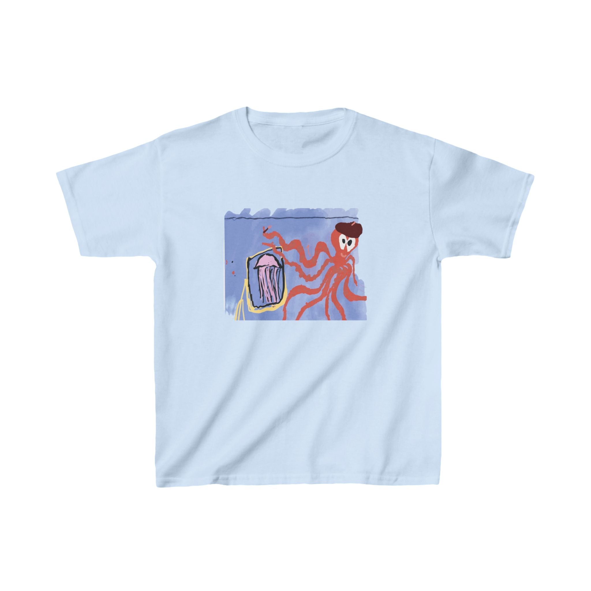 Sky’s Under Sea Masterpiece- Kids Heavy Cotton™ Tee