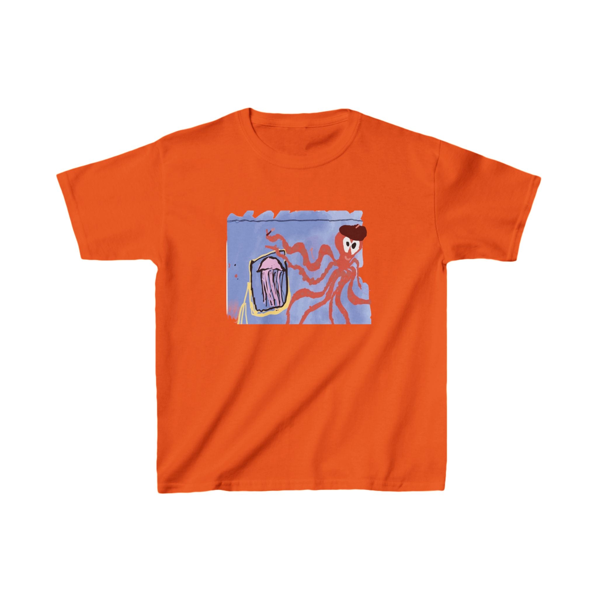 Sky’s Under Sea Masterpiece- Kids Heavy Cotton™ Tee