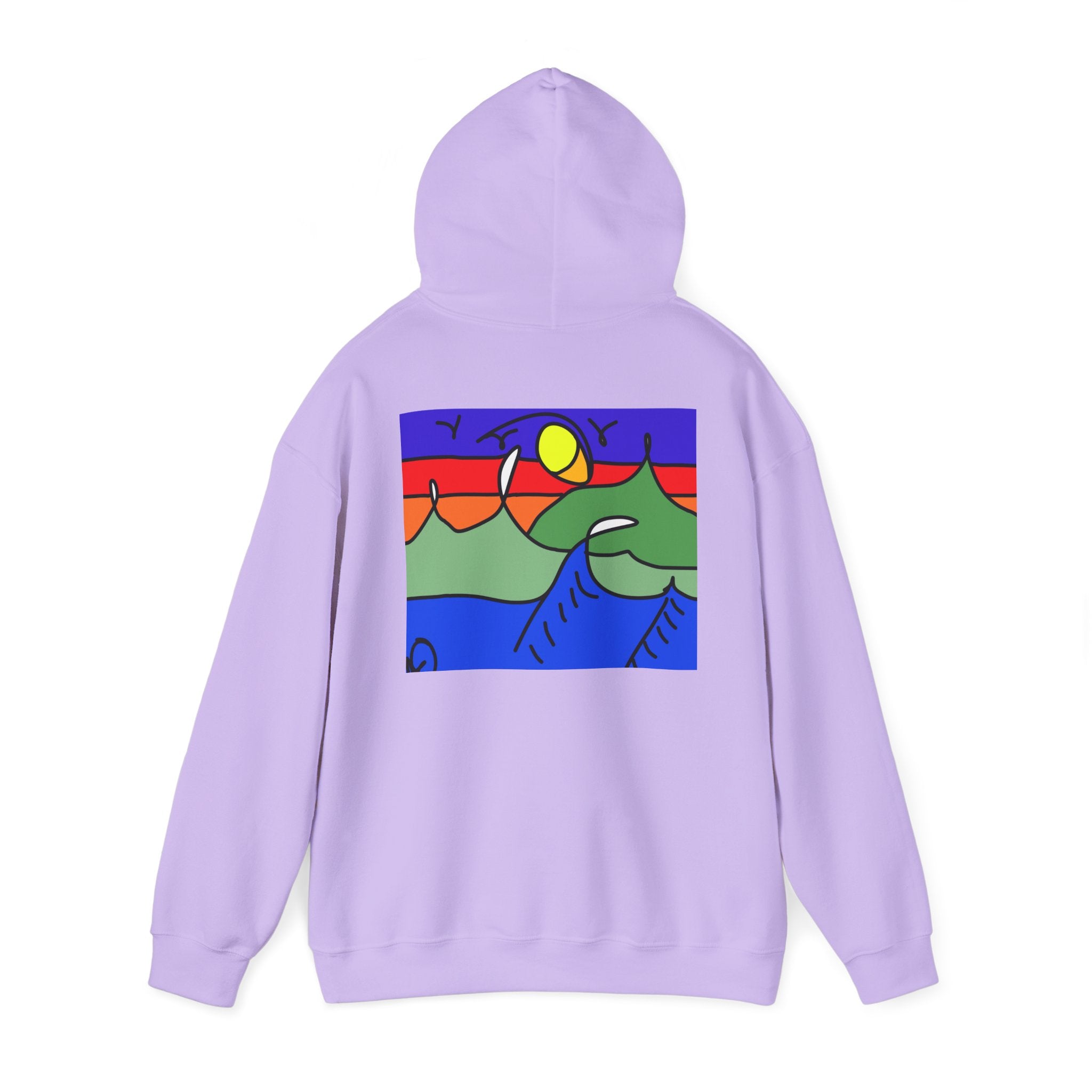 Snowy Peaks - Unisex Heavy Blend™ Hooded Sweatshirt