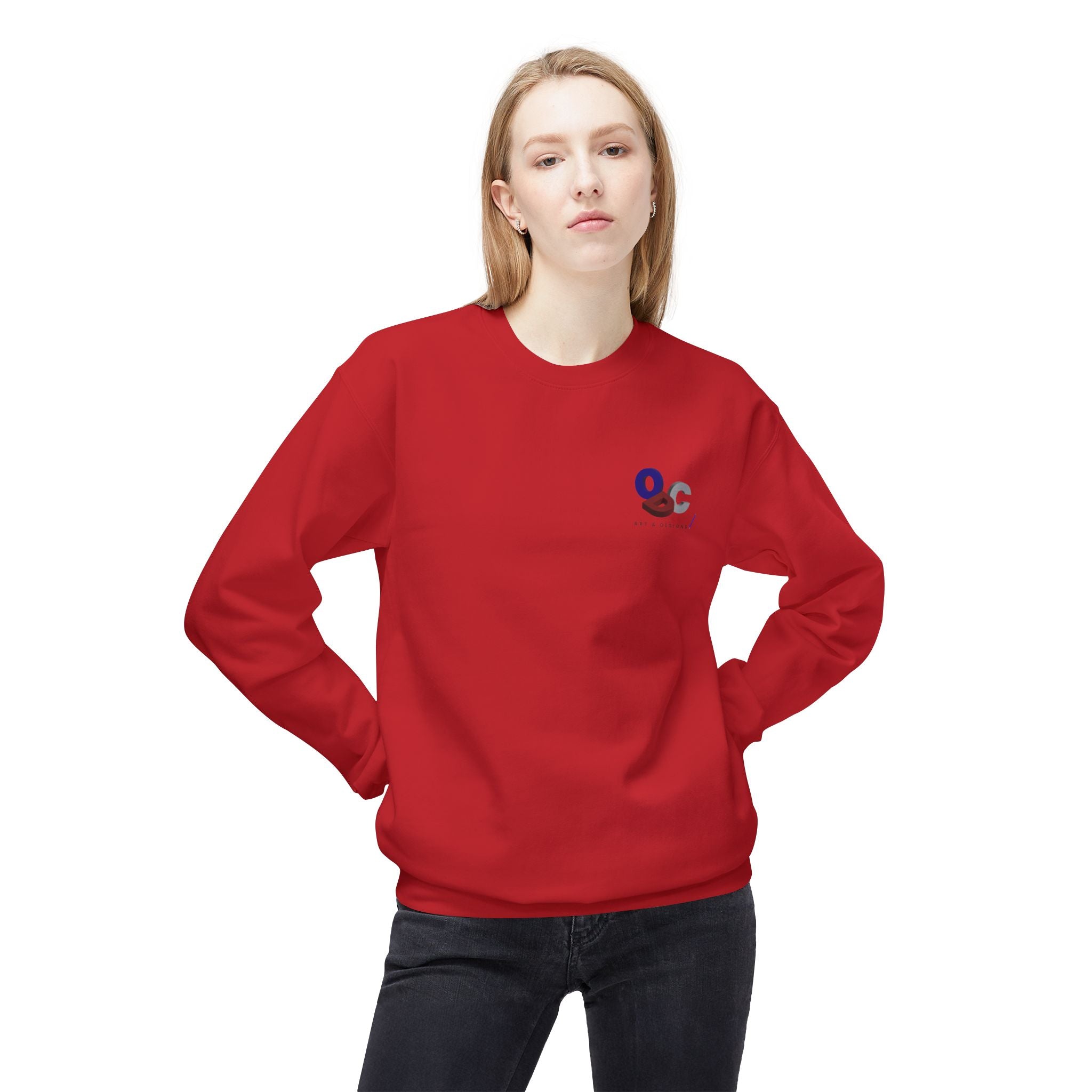 Snowy Peaks - Unisex Midweight Softstyle Fleece Crewneck Sweatshirt