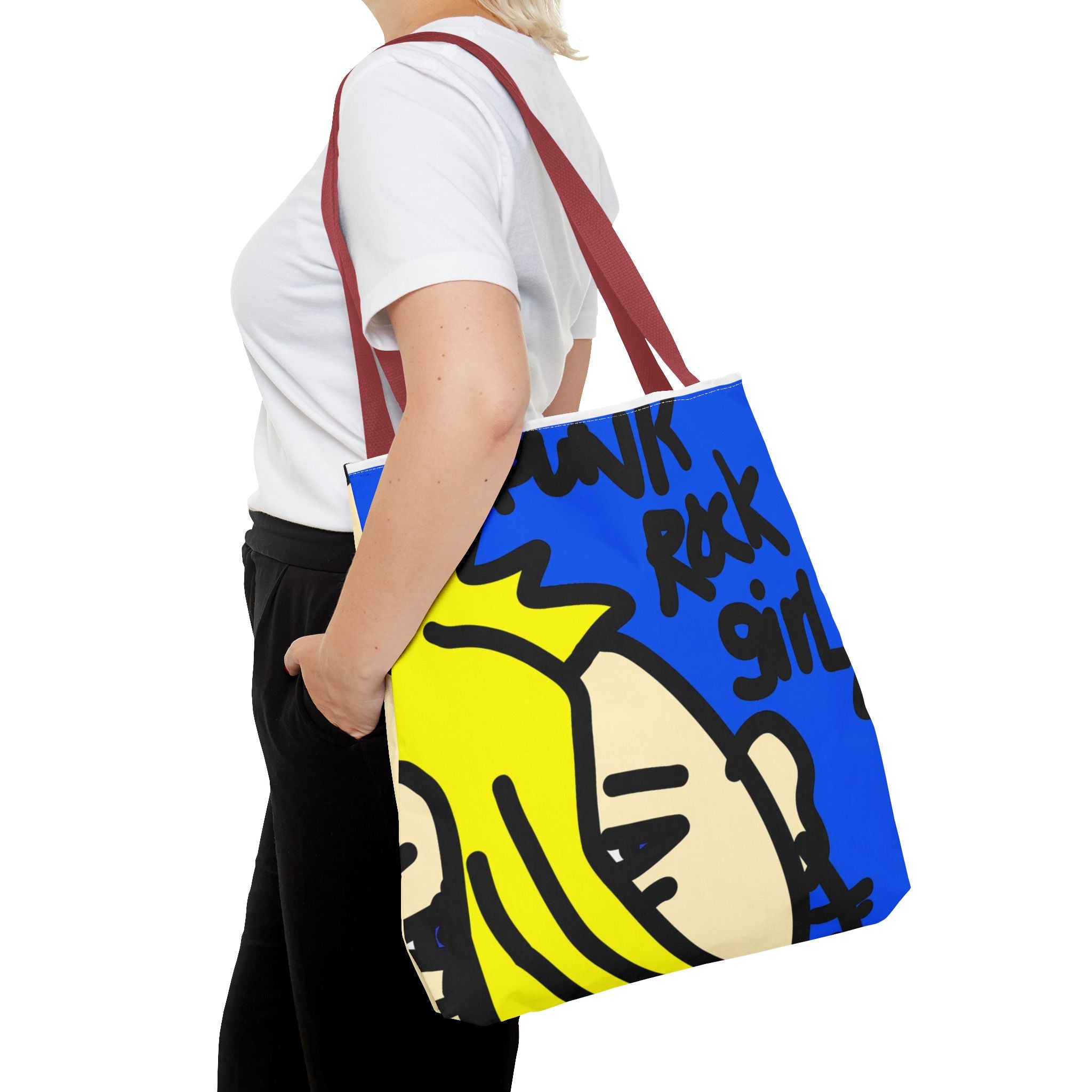 80’s Punk Rock Girl - Tote Bag (AOP)