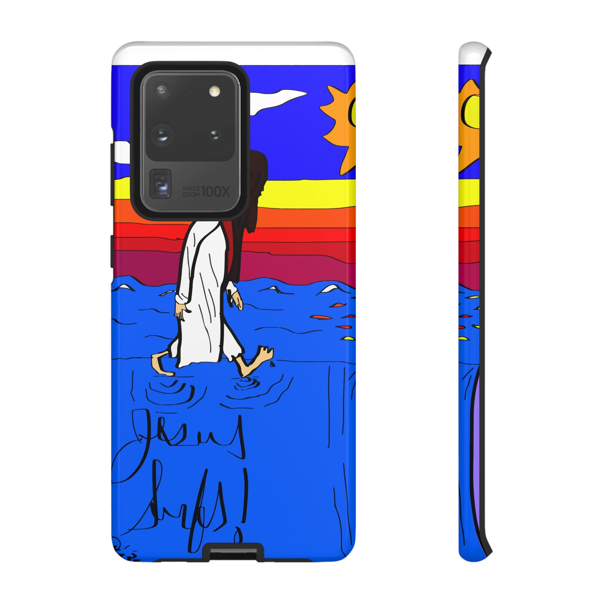 Jesus Surfs “Walks On Water” Tough Cases