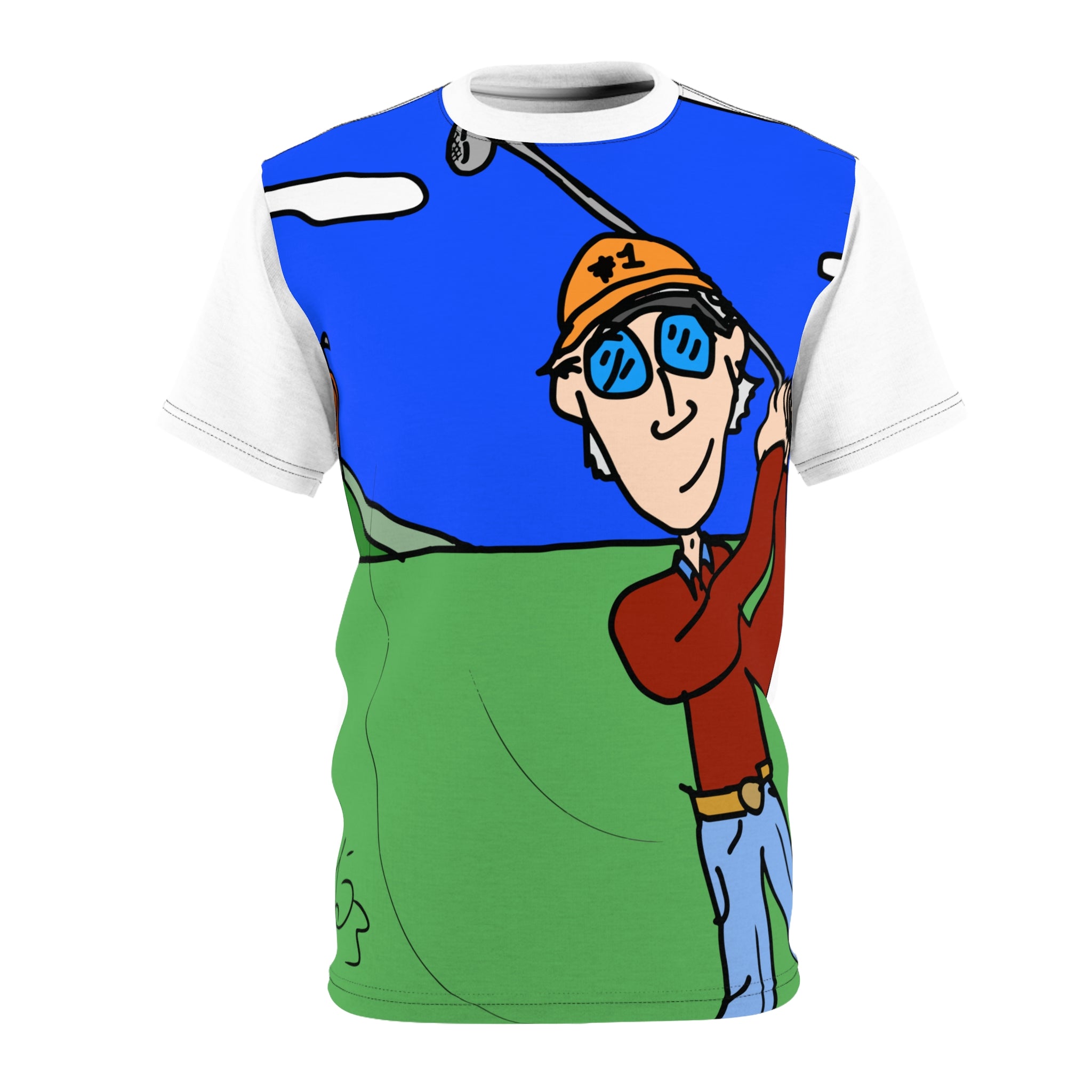 Hole In 1 Unisex Cut & Sew Tee (AOP)