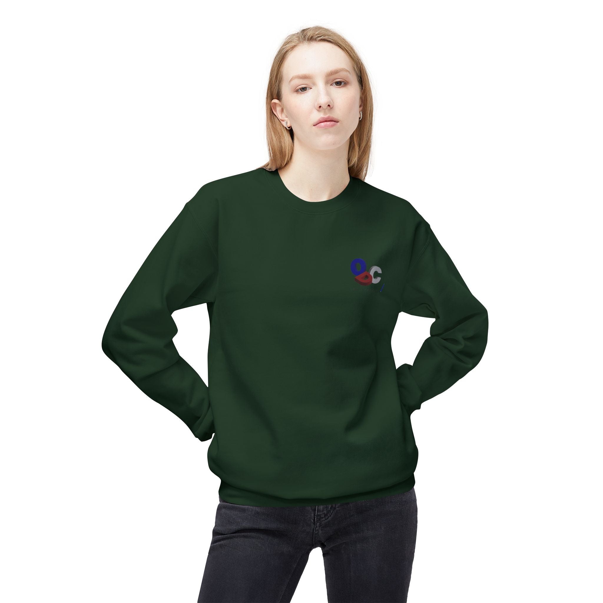 Snowy Peaks - Unisex Midweight Softstyle Fleece Crewneck Sweatshirt