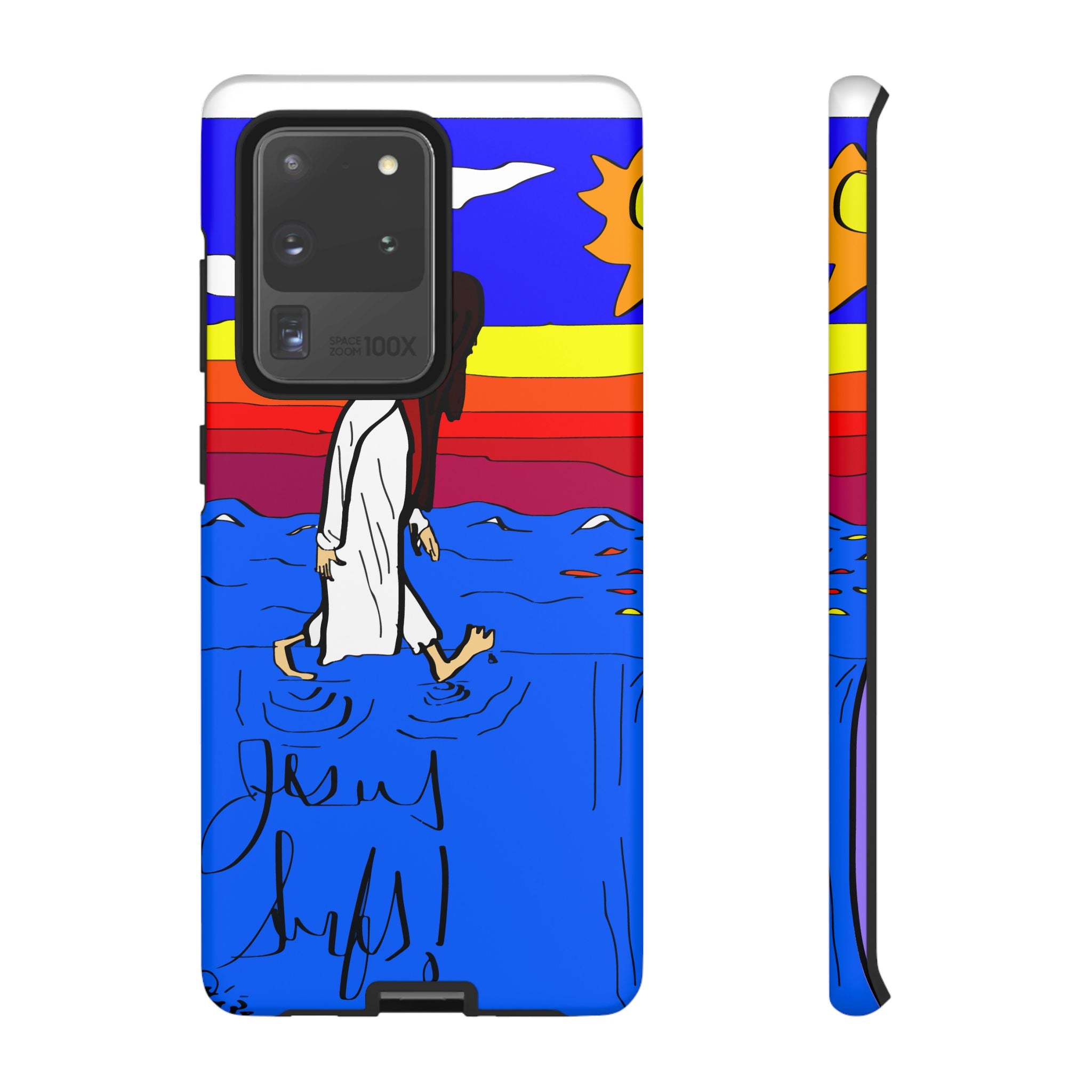 Jesus Surfs “Walks On Water” Tough Cases