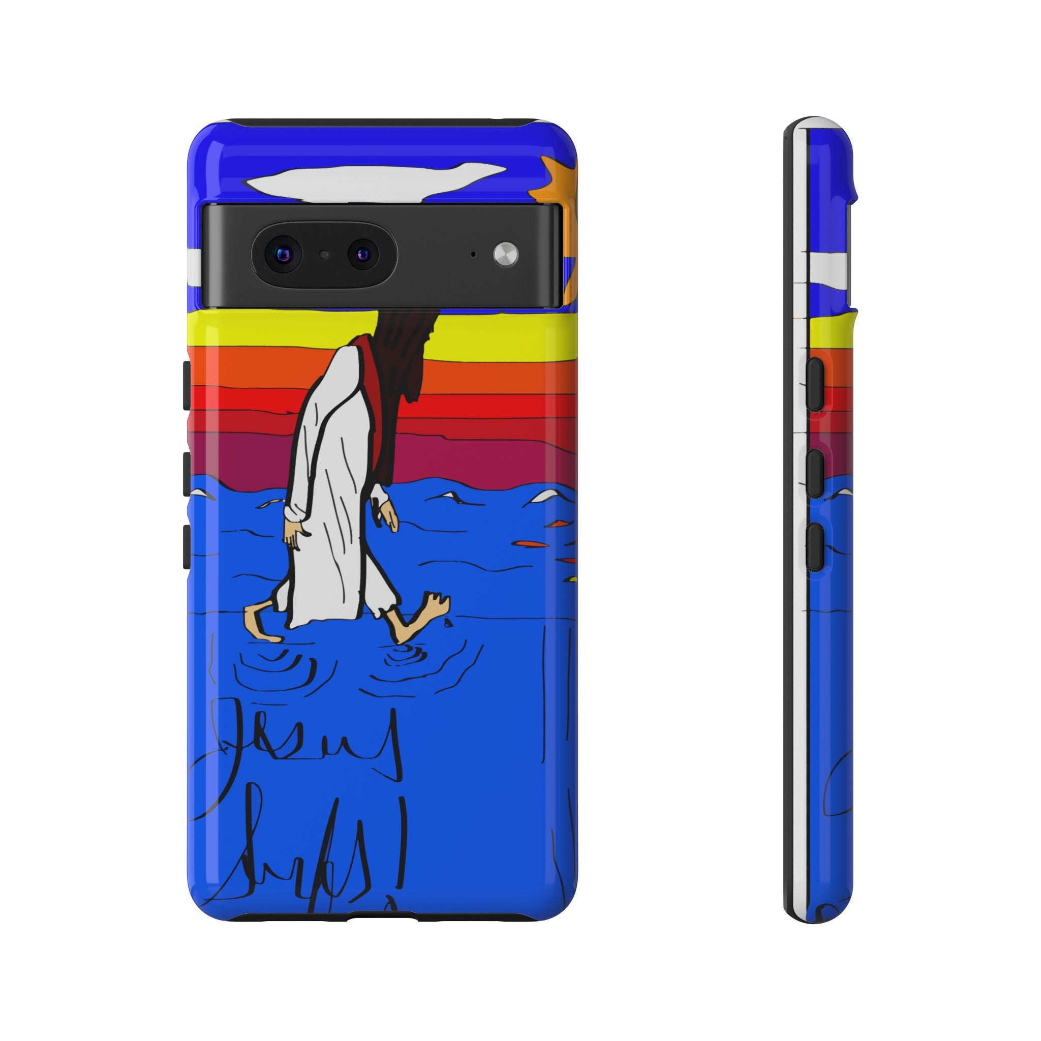 Jesus Surfs “Walks On Water” Tough Cases