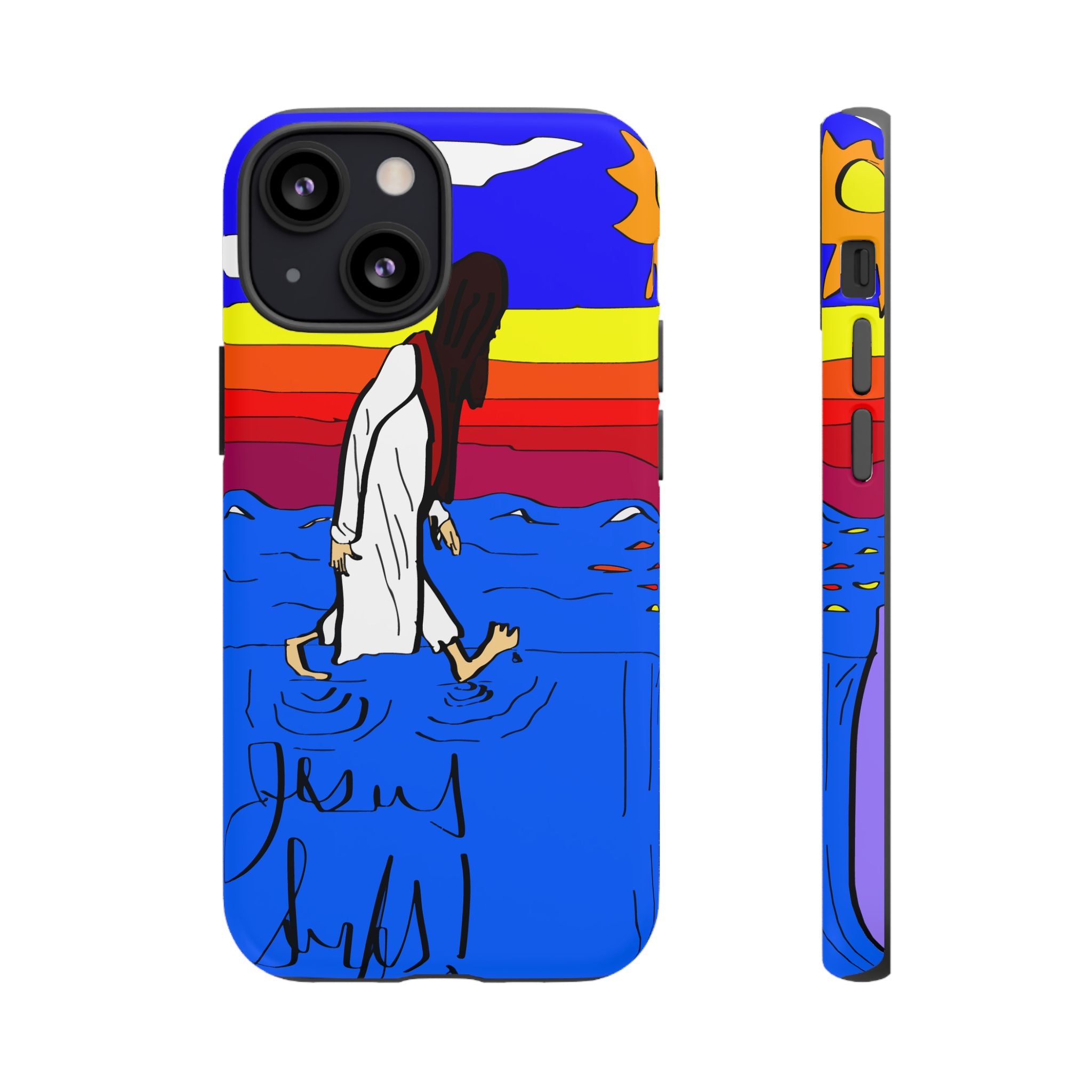 Jesus Surfs “Walks On Water” Tough Cases