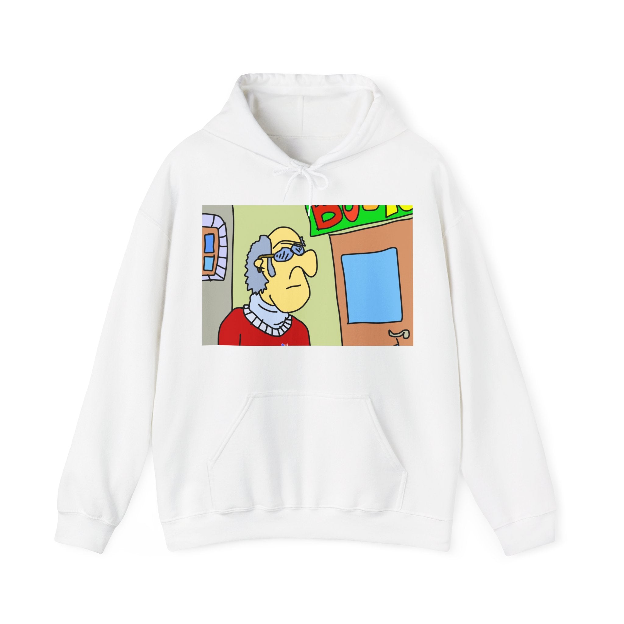 Time Traveling Bookstore George Unisex Heavy Blend™ Hooded Sweatshirt