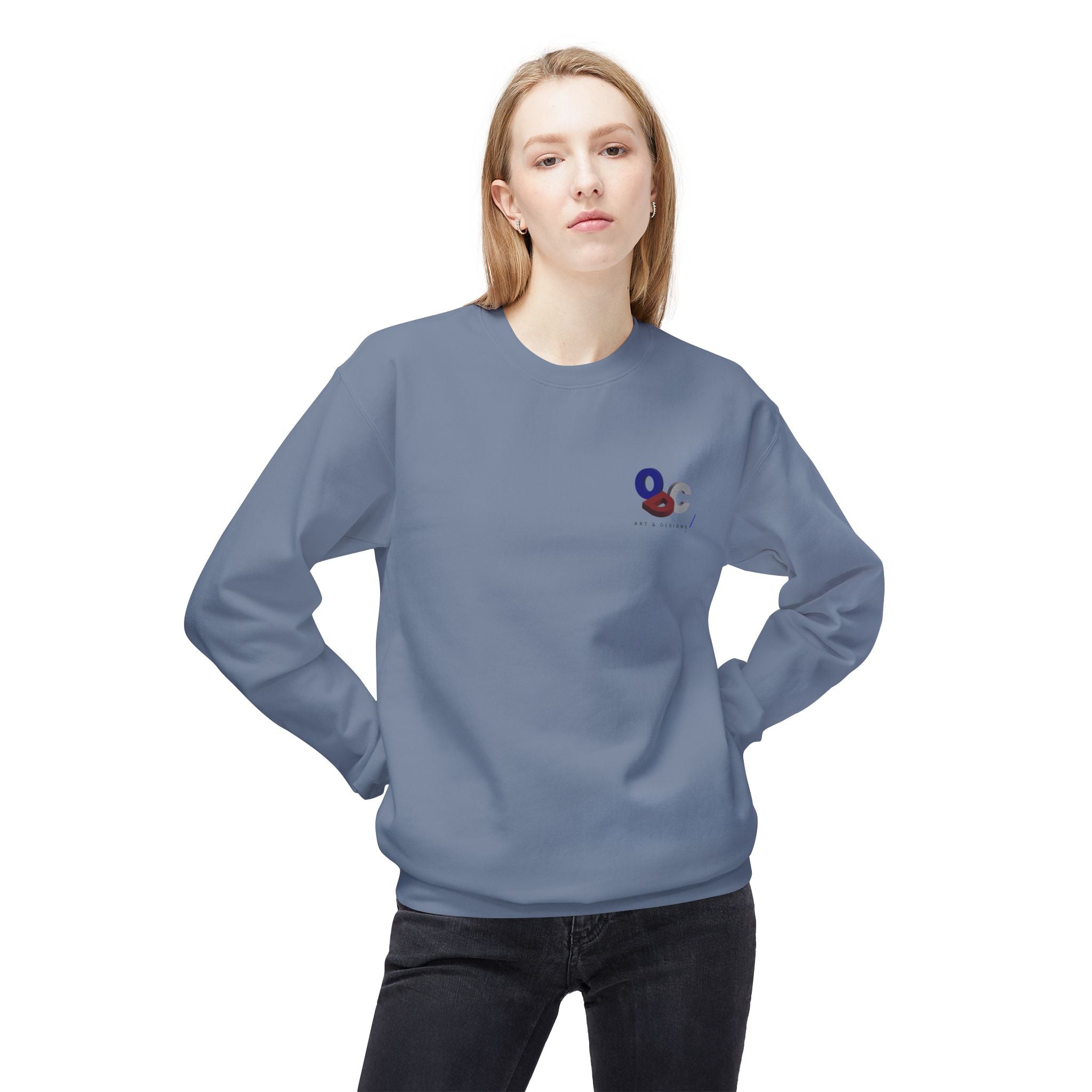 Snowy Peaks - Unisex Midweight Softstyle Fleece Crewneck Sweatshirt