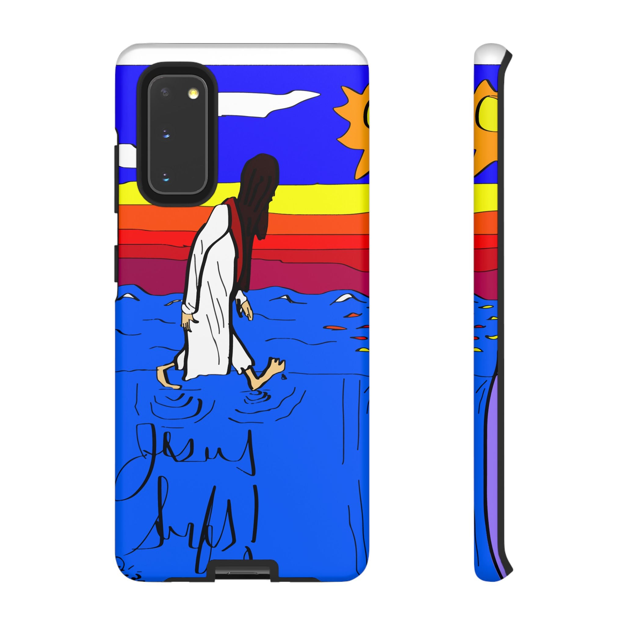 Jesus Surfs “Walks On Water” Tough Cases