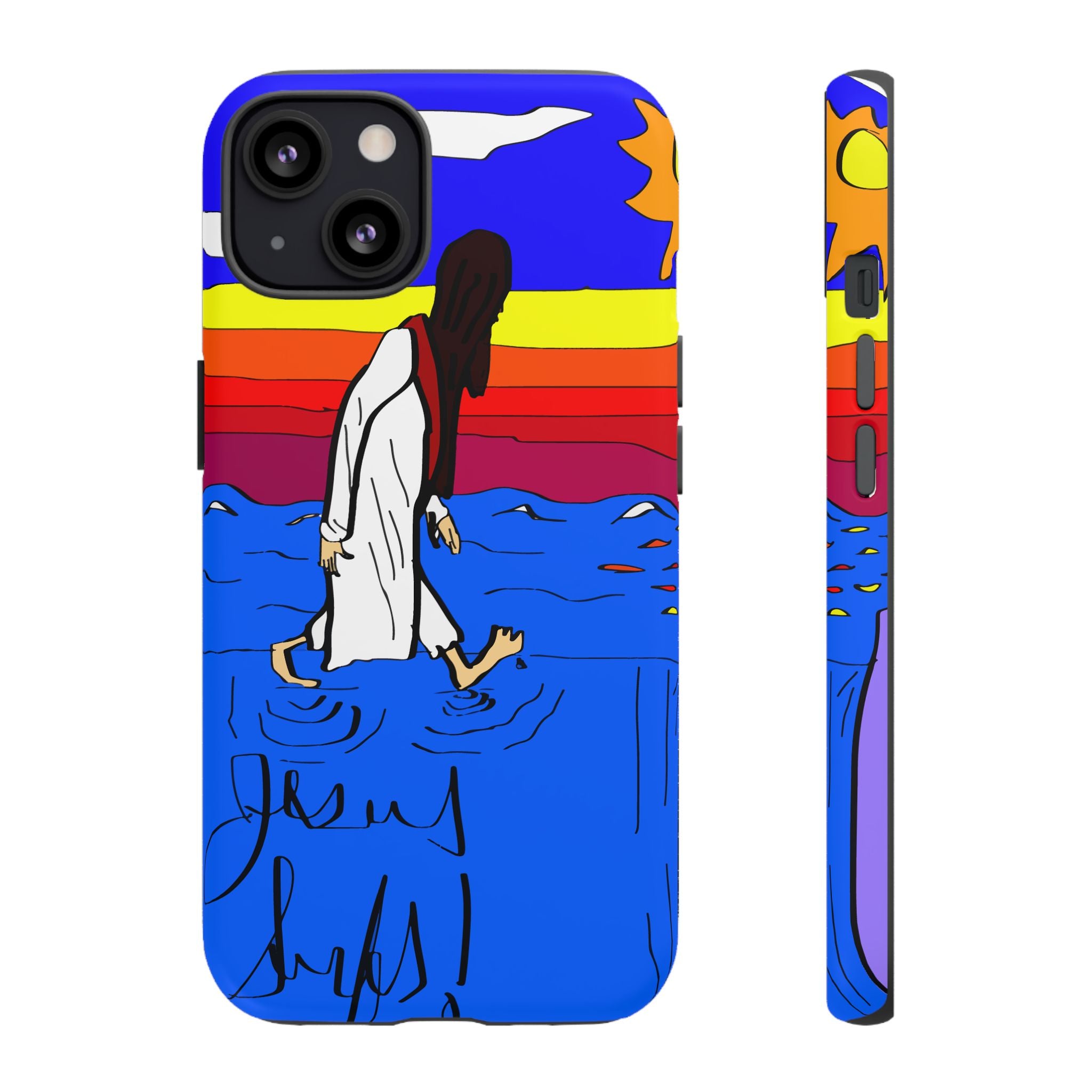 Jesus Surfs “Walks On Water” Tough Cases