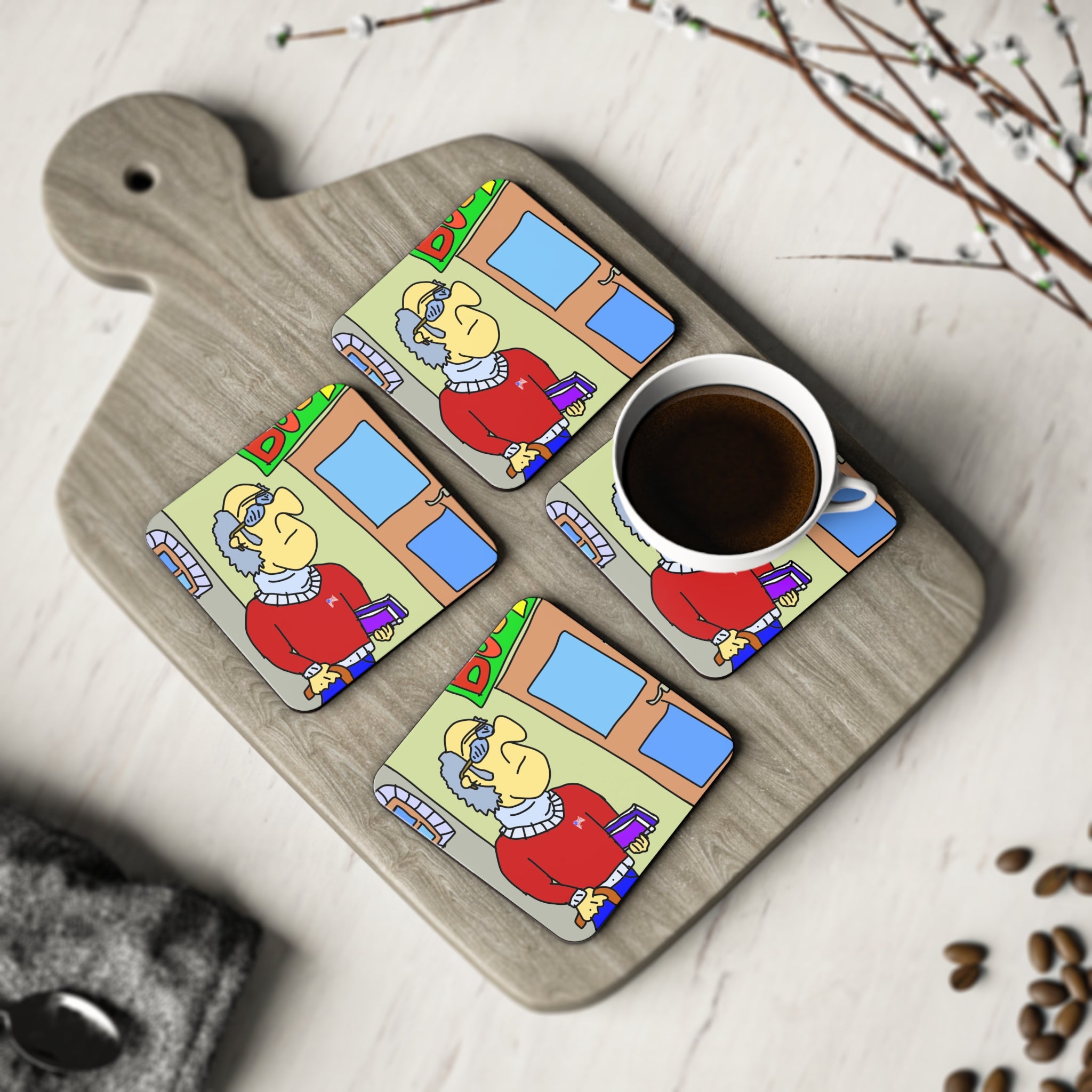 Time Traveling Bookstore George Coasters