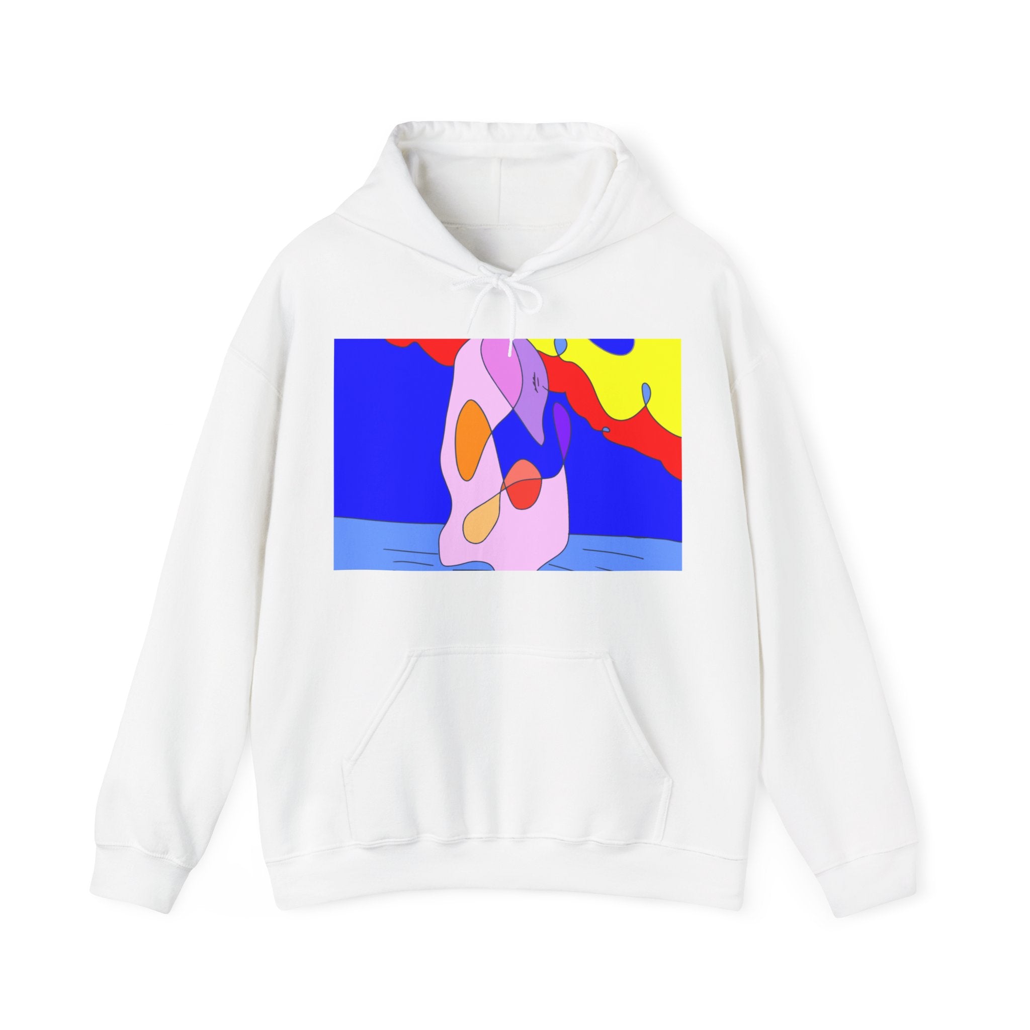 Pink Swan Unisex Heavy Blend™ Hooded Sweatshirt