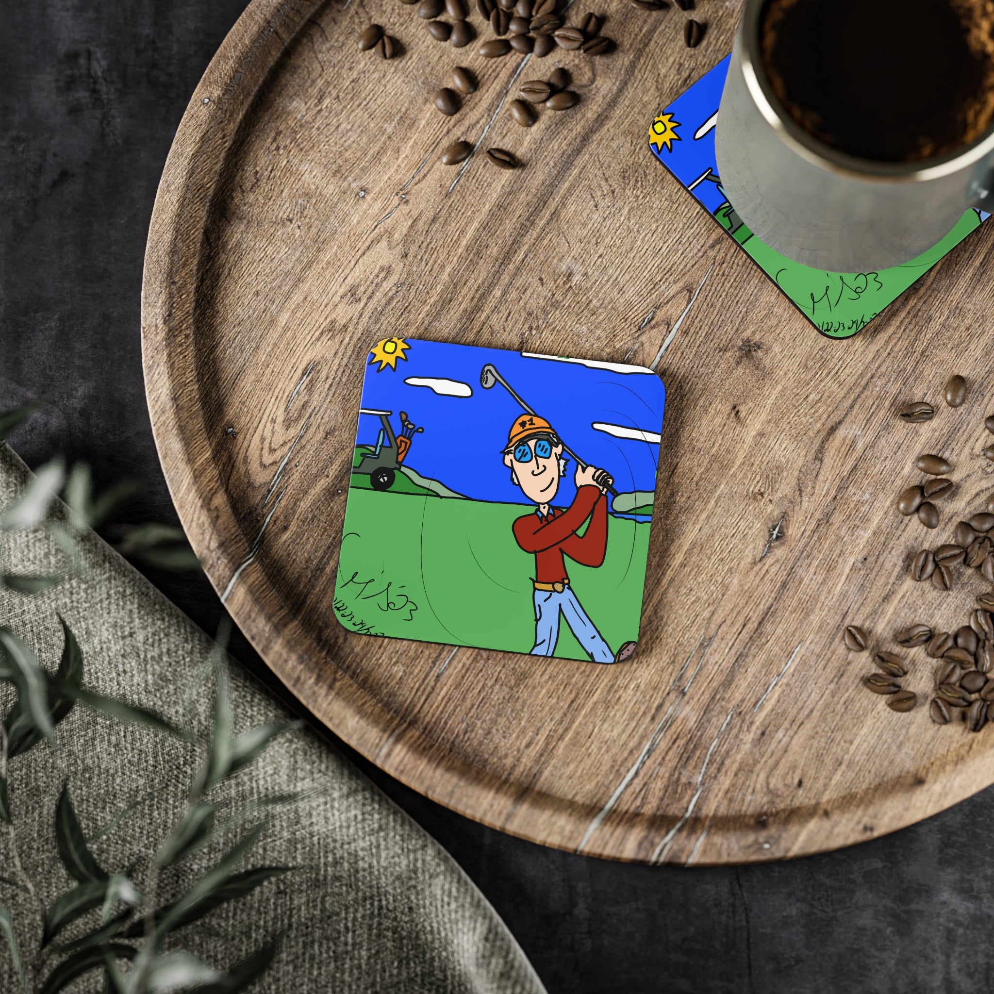 Hole In 1 Coasters