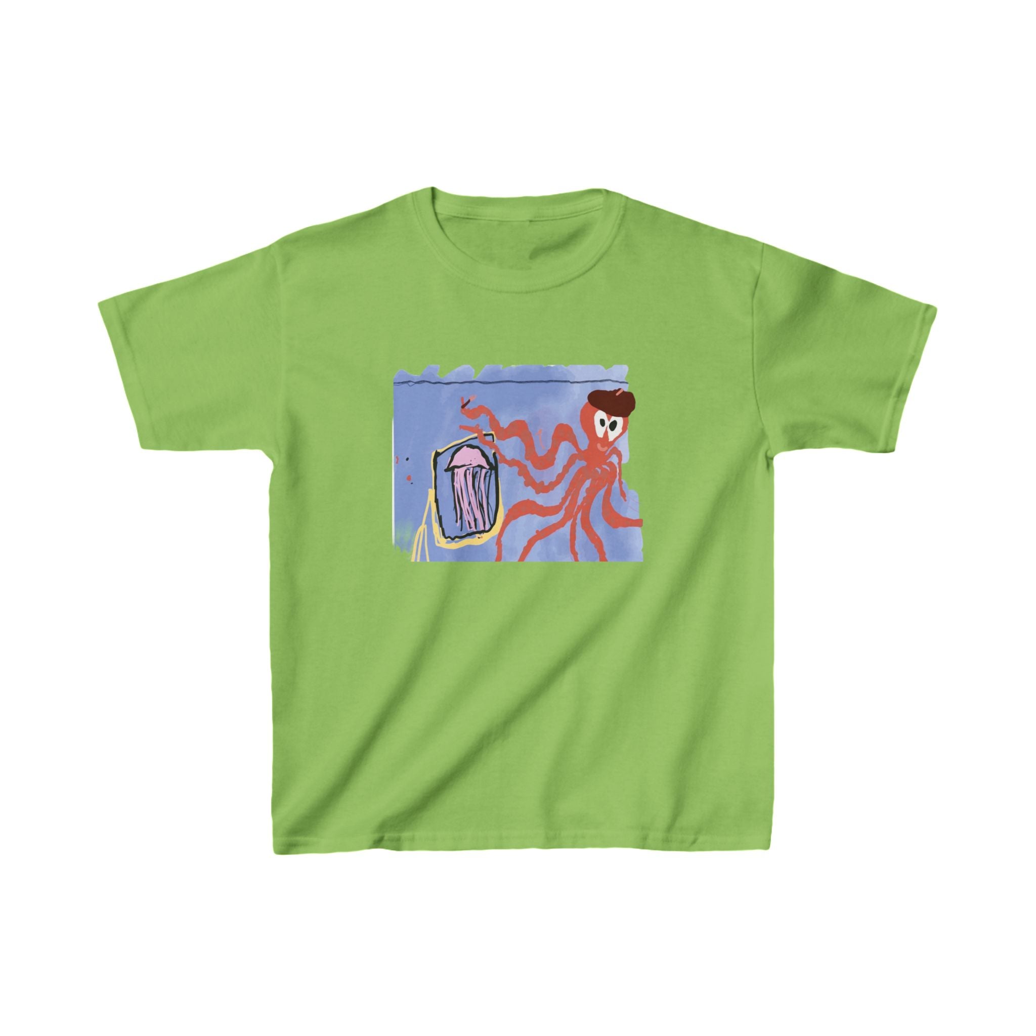Sky’s Under Sea Masterpiece- Kids Heavy Cotton™ Tee