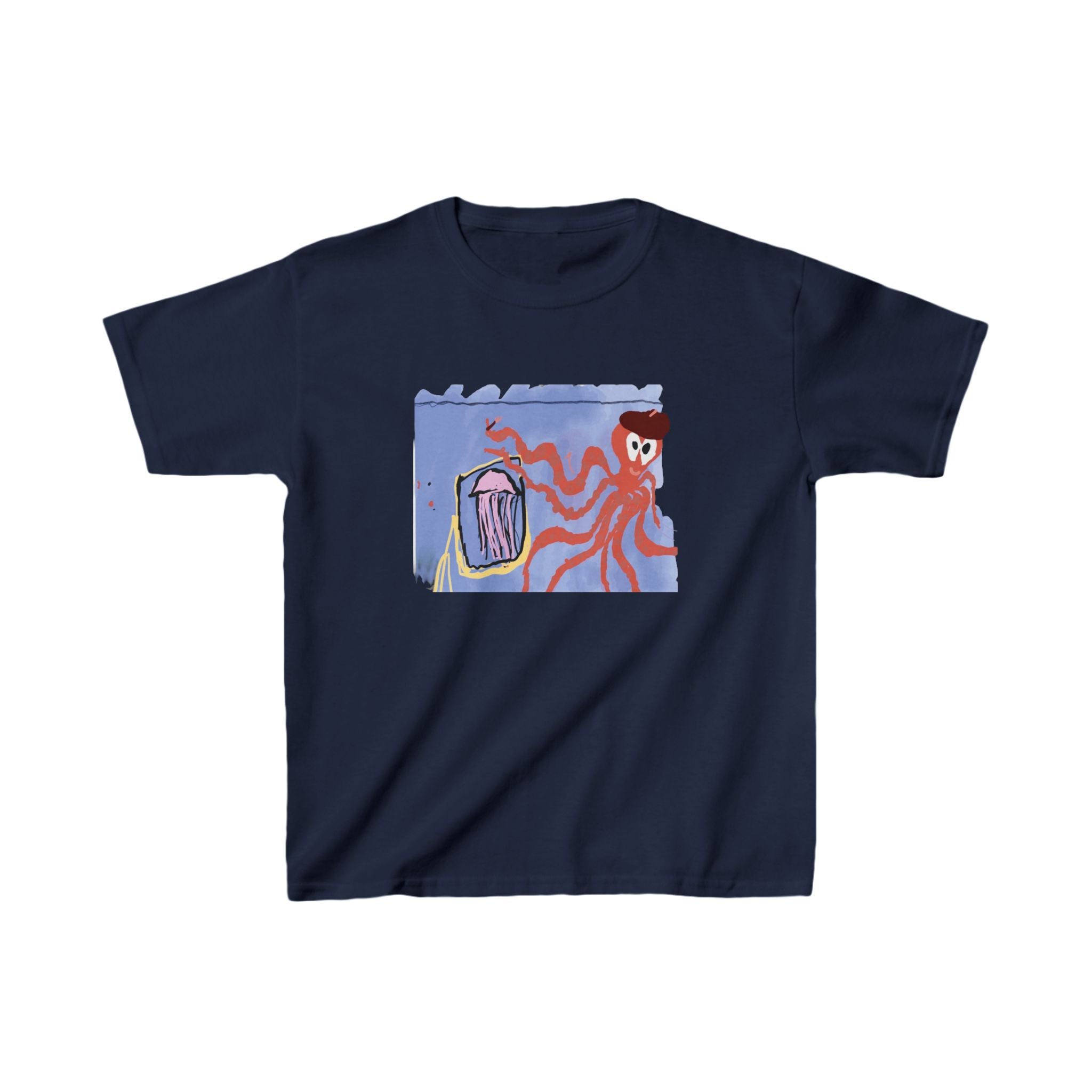 Sky’s Under Sea Masterpiece- Kids Heavy Cotton™ Tee