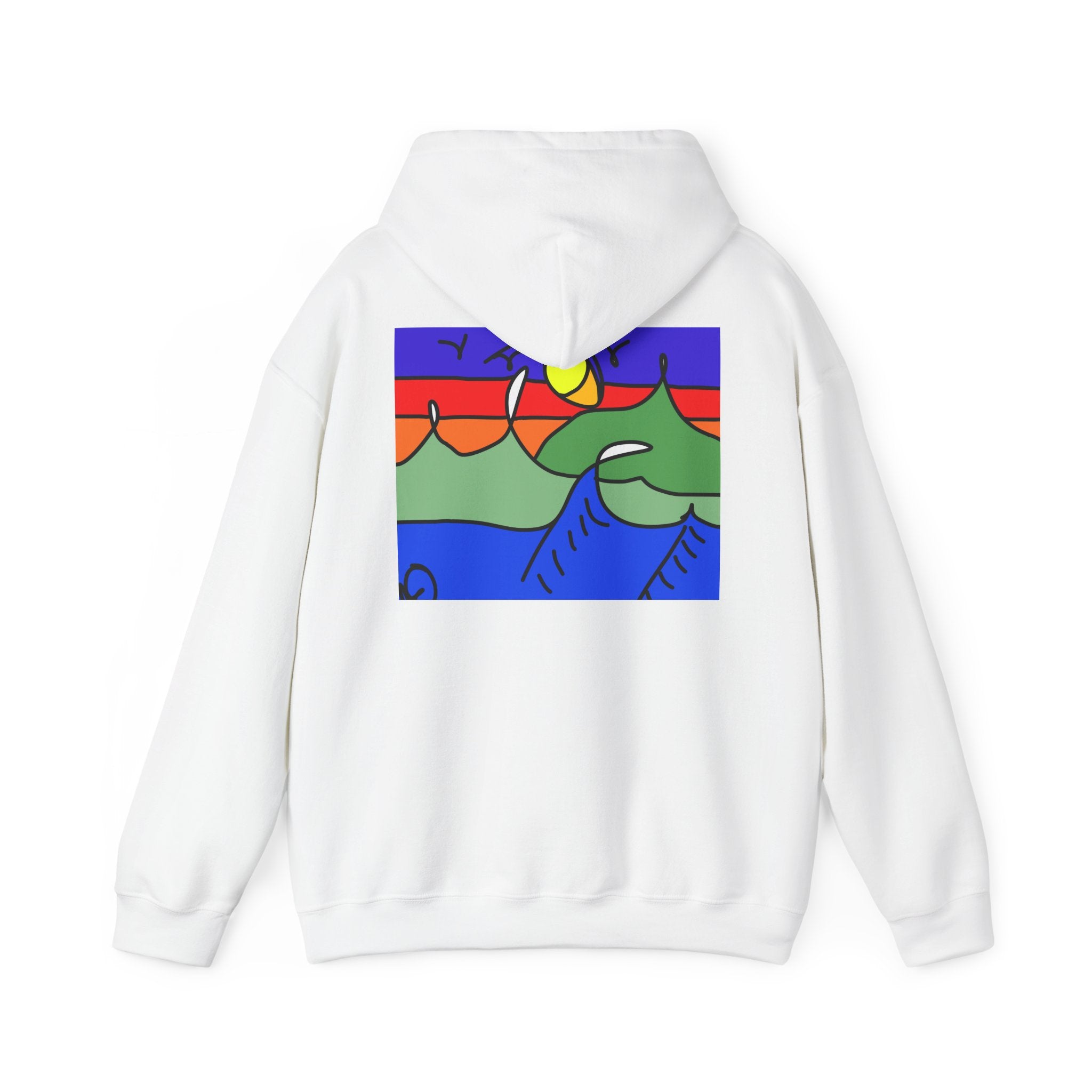 Snowy Peaks - Unisex Heavy Blend™ Hooded Sweatshirt