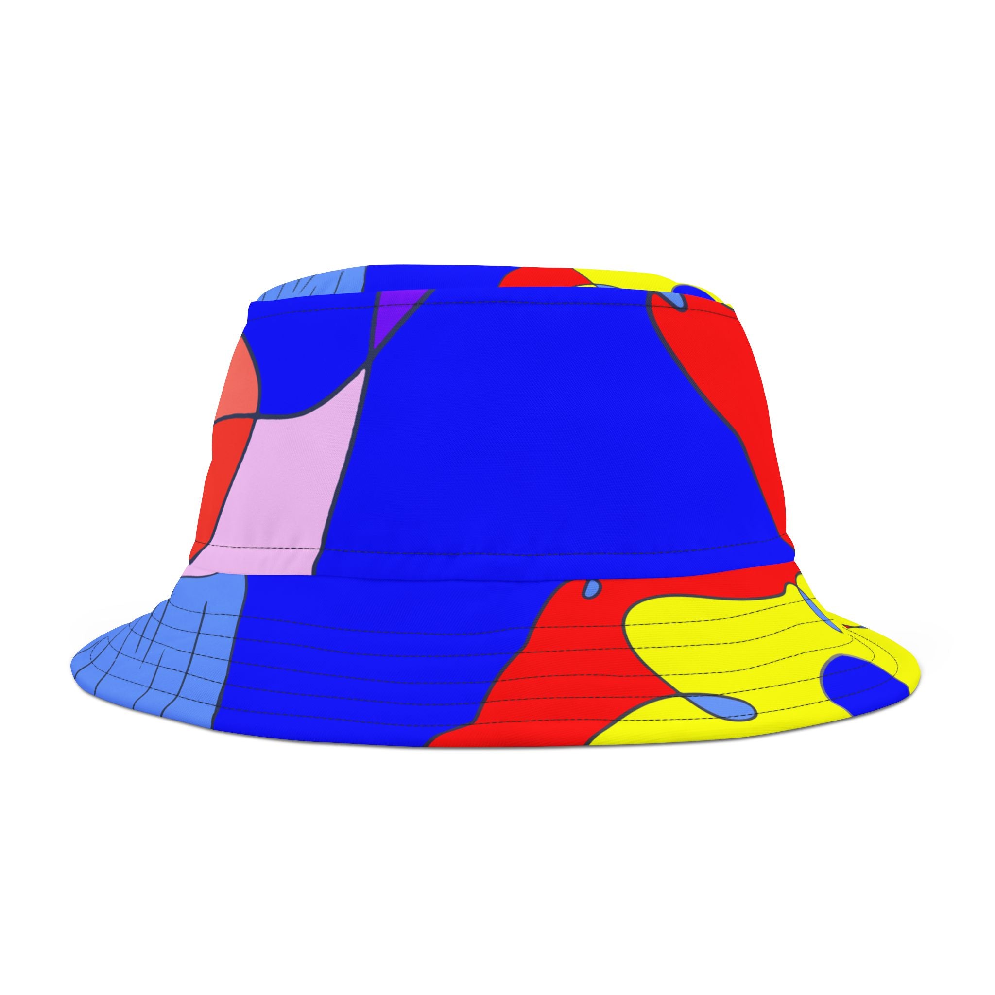 Pink Swan Bucket Hat (AOP)