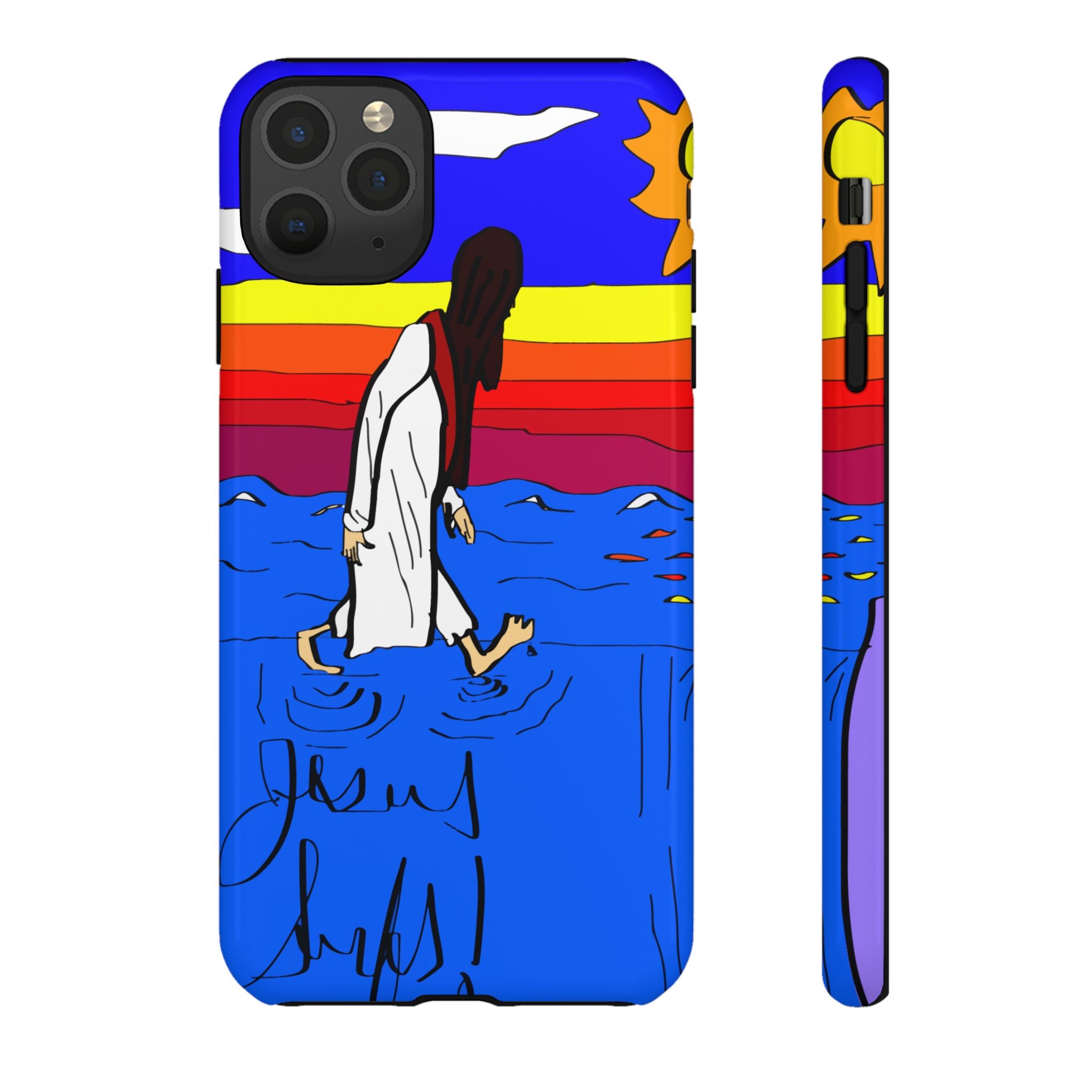 Jesus Surfs “Walks On Water” Tough Cases