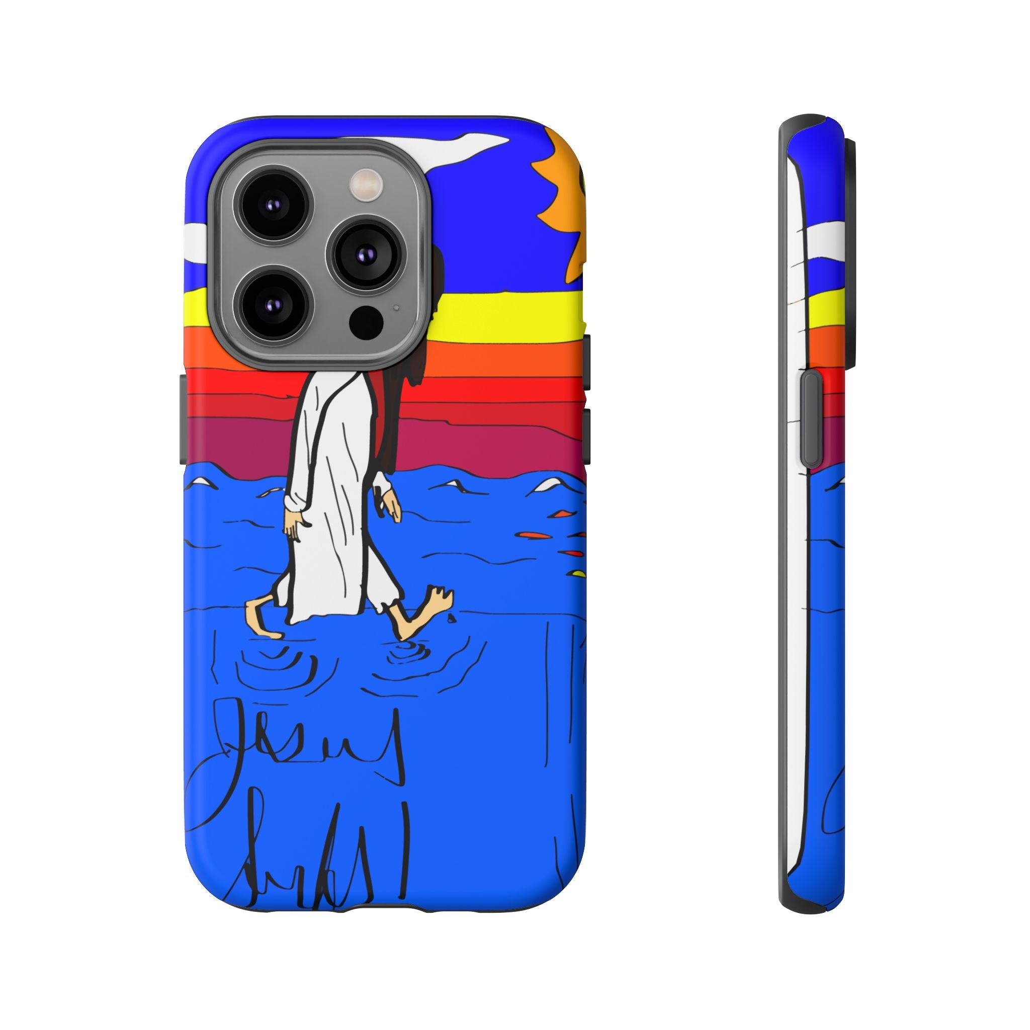 Jesus Surfs “Walks On Water” Tough Cases