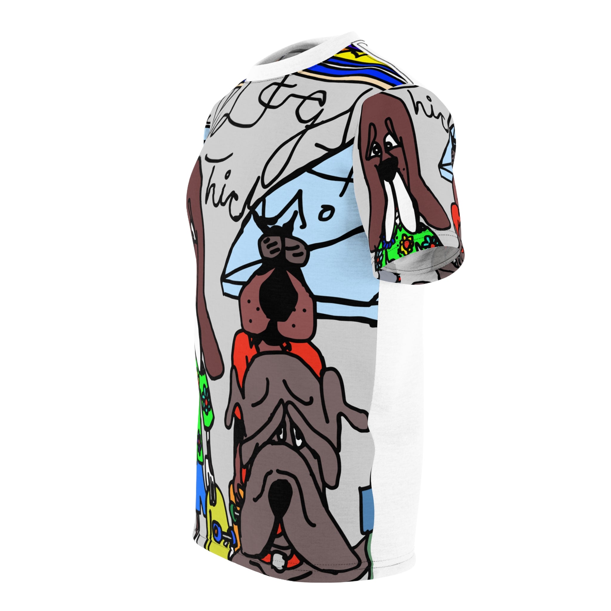 Old Dogs New Tricks Unisex Cut & Sew Tee (AOP)