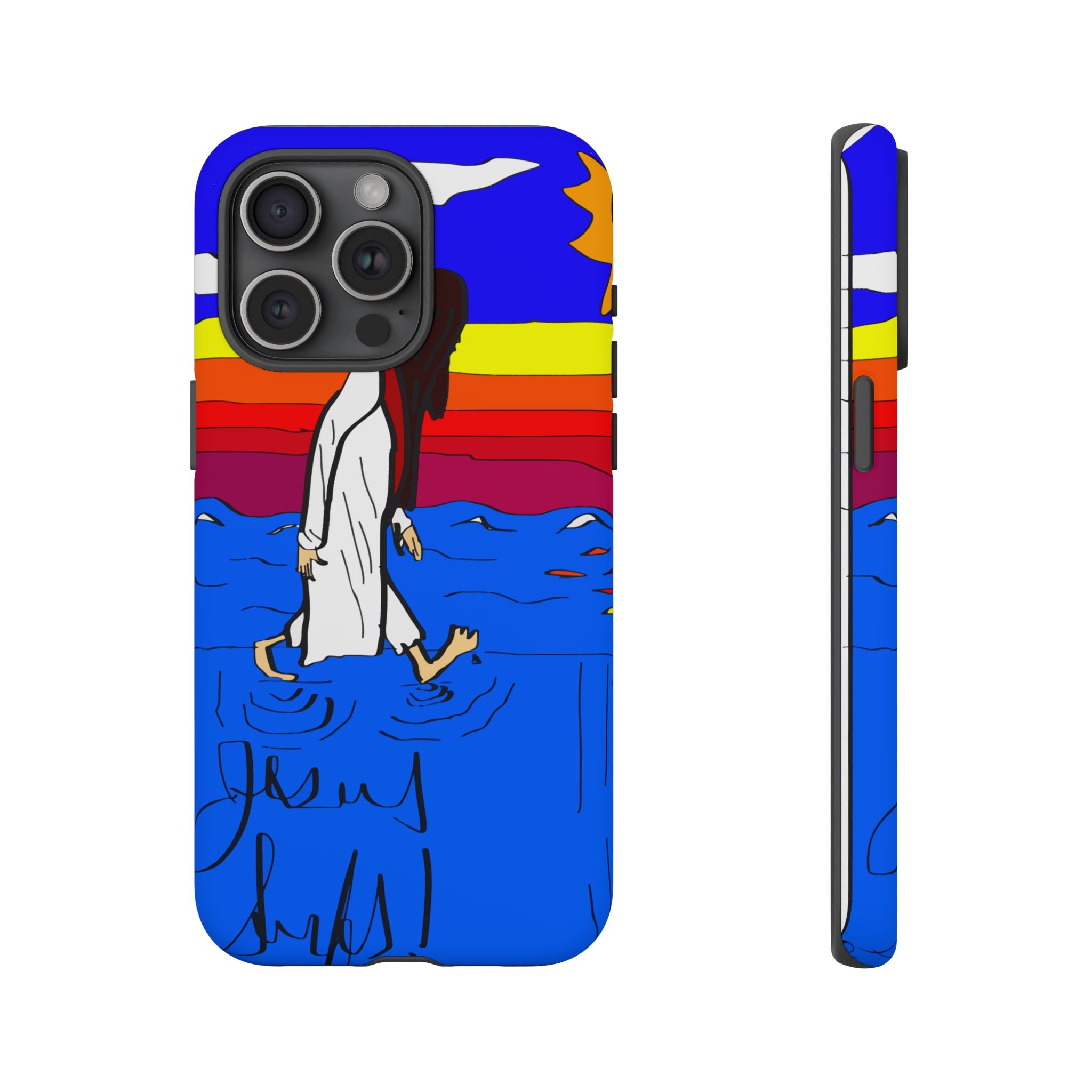 Jesus Surfs “Walks On Water” Tough Cases