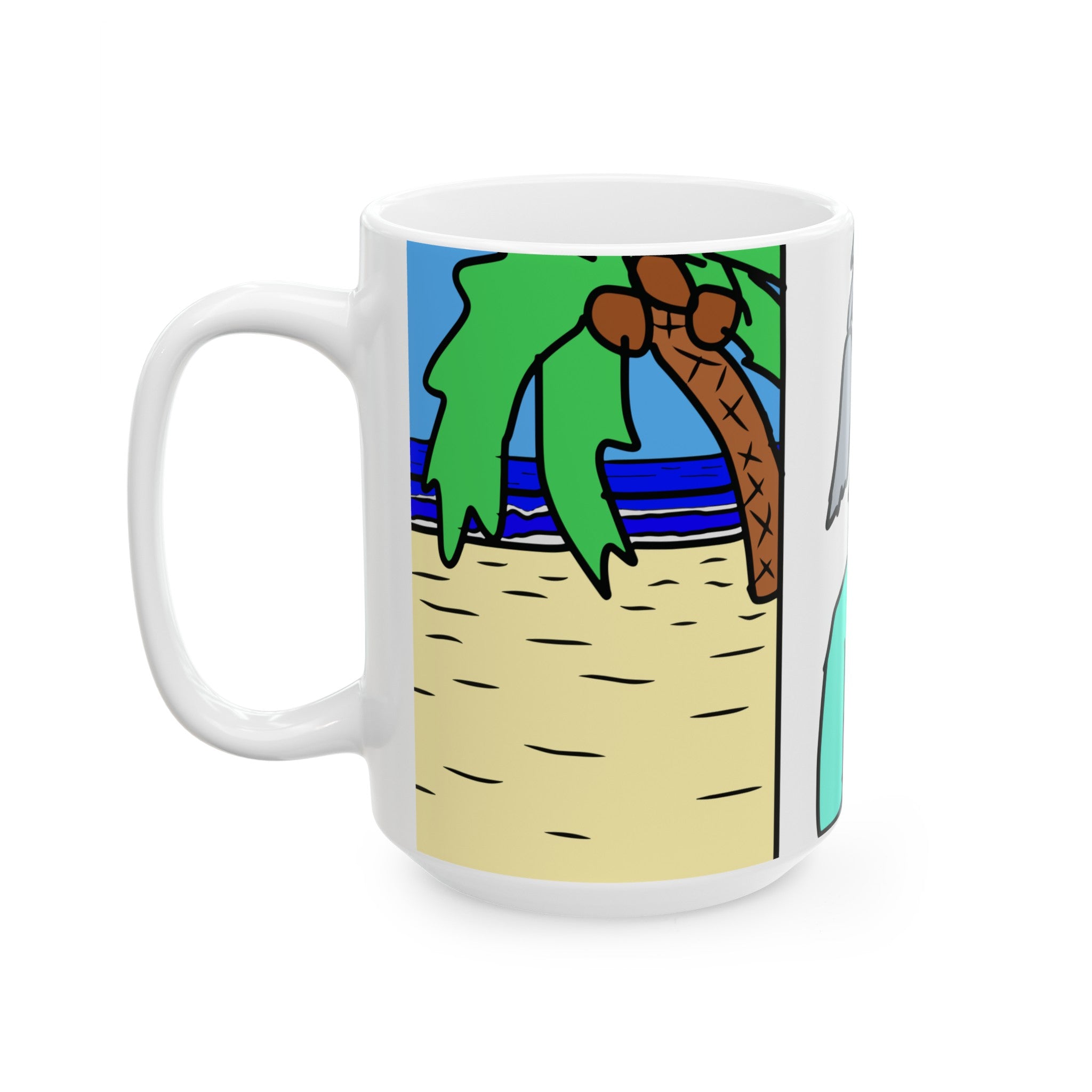 Old Dogs New Tricks - Rufus Ceramic Mug, (11oz, 15oz)