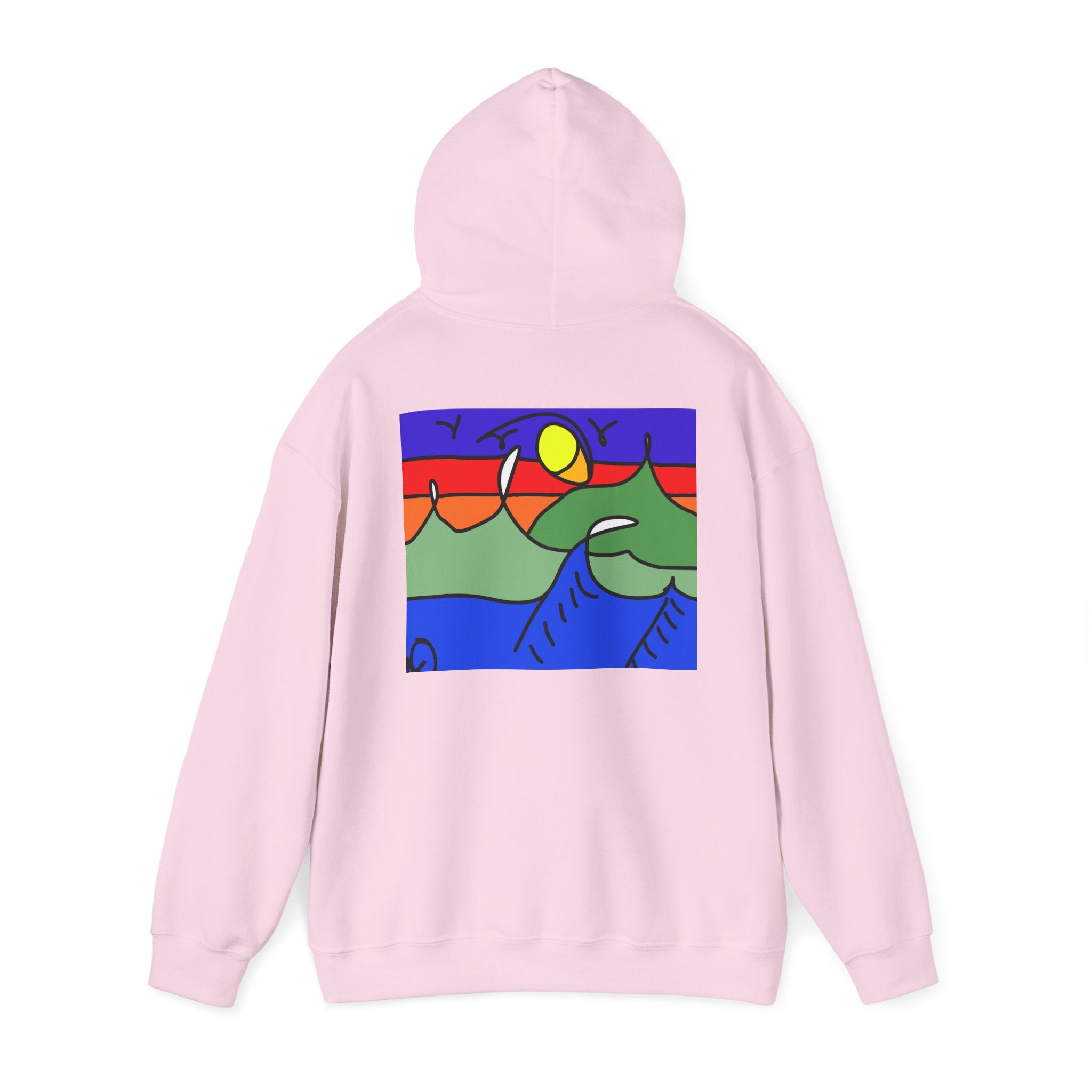 Snowy Peaks - Unisex Heavy Blend™ Hooded Sweatshirt