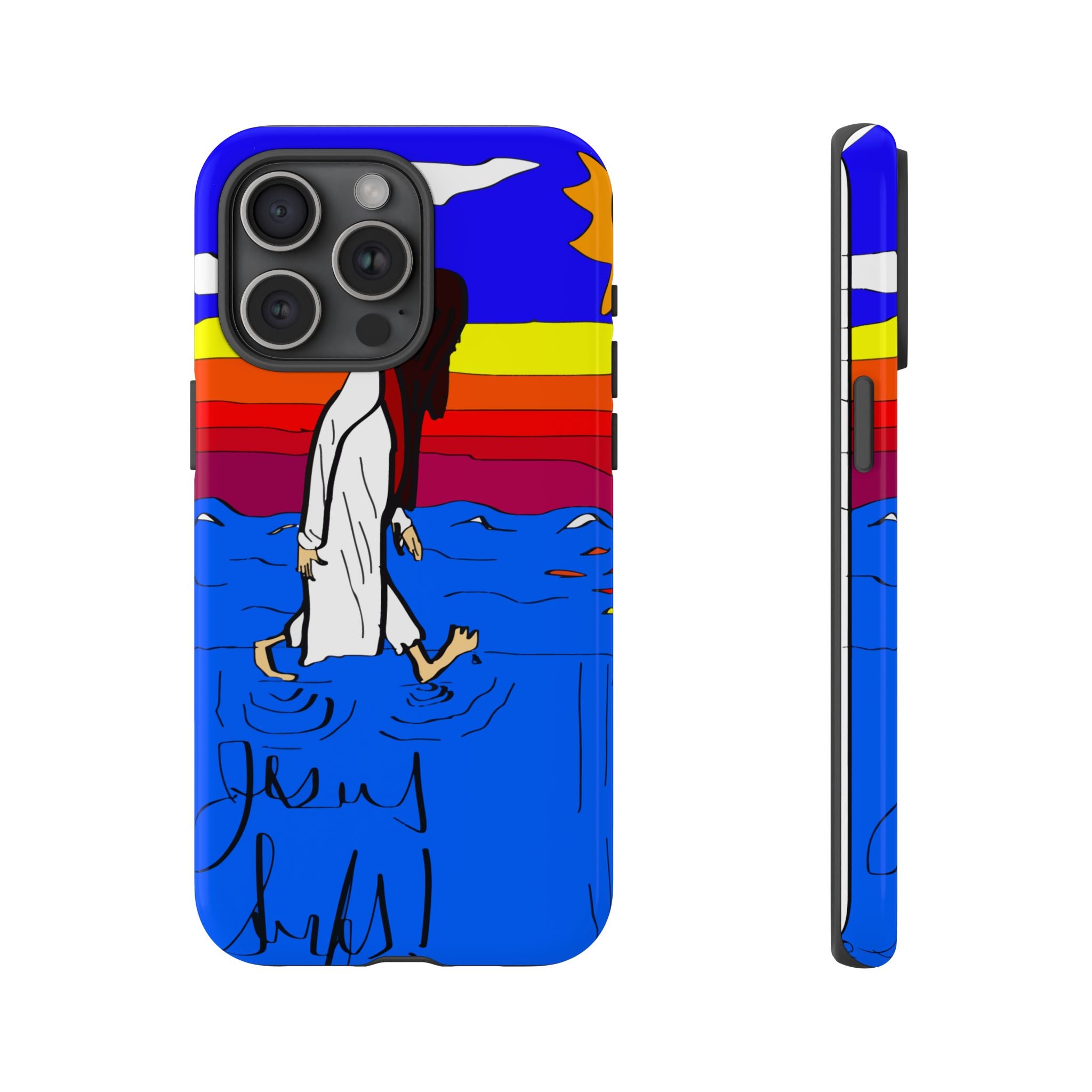 Jesus Surfs “Walks On Water” Tough Cases