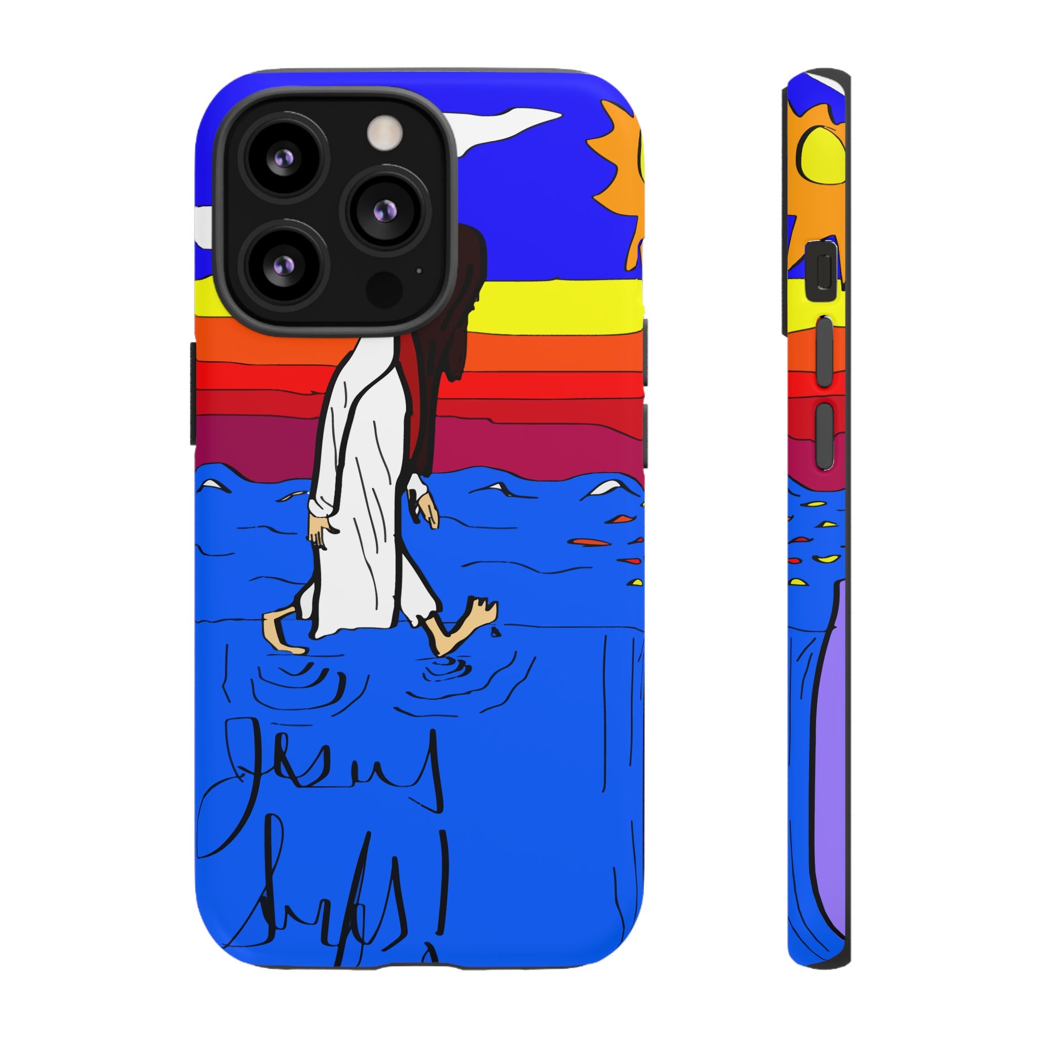 Jesus Surfs “Walks On Water” Tough Cases