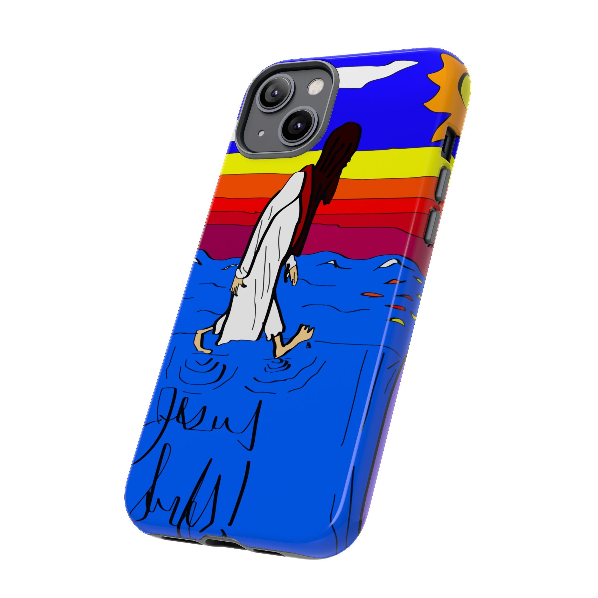 Jesus Surfs “Walks On Water” Tough Cases