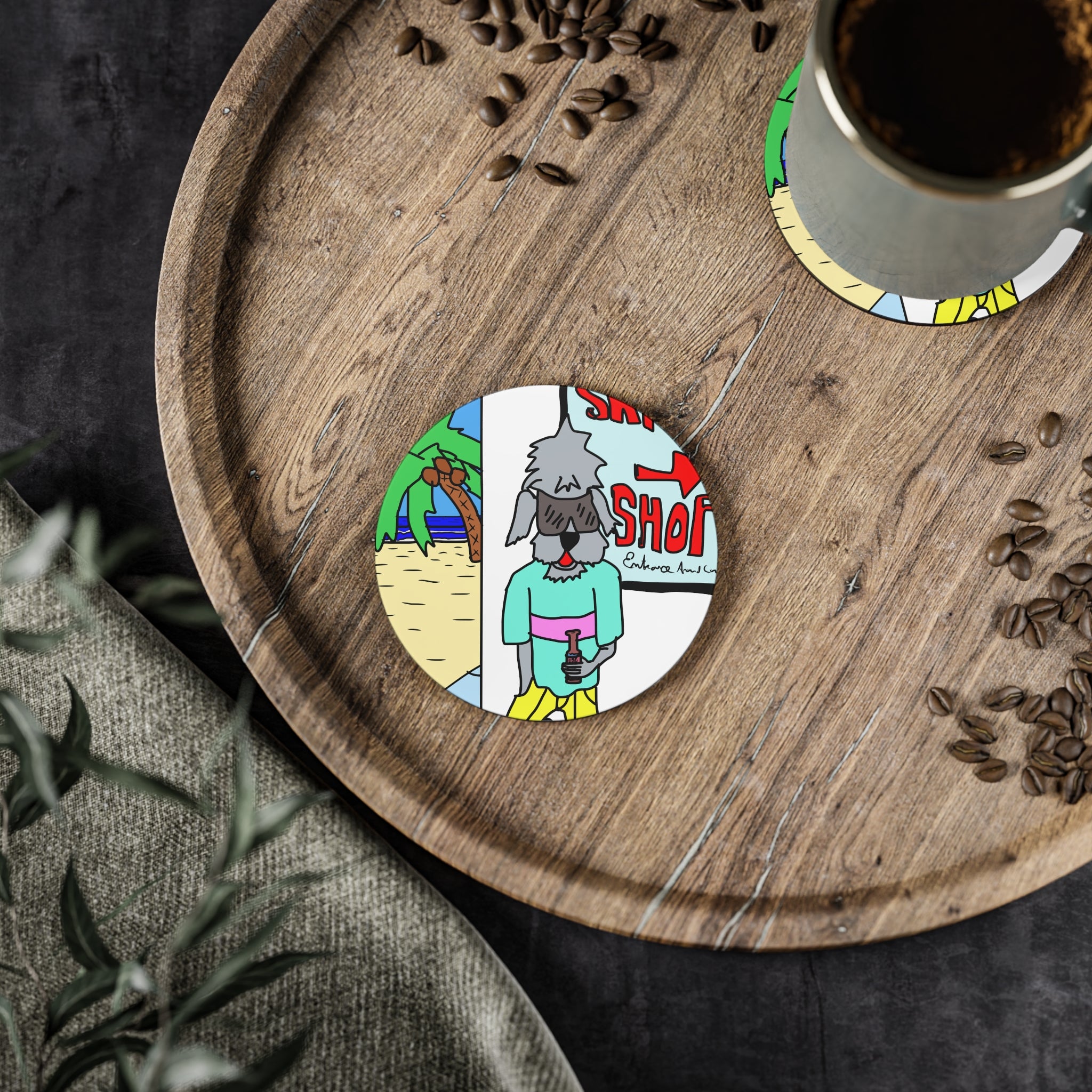 Old Dogs New Tricks - Rufus Coasters