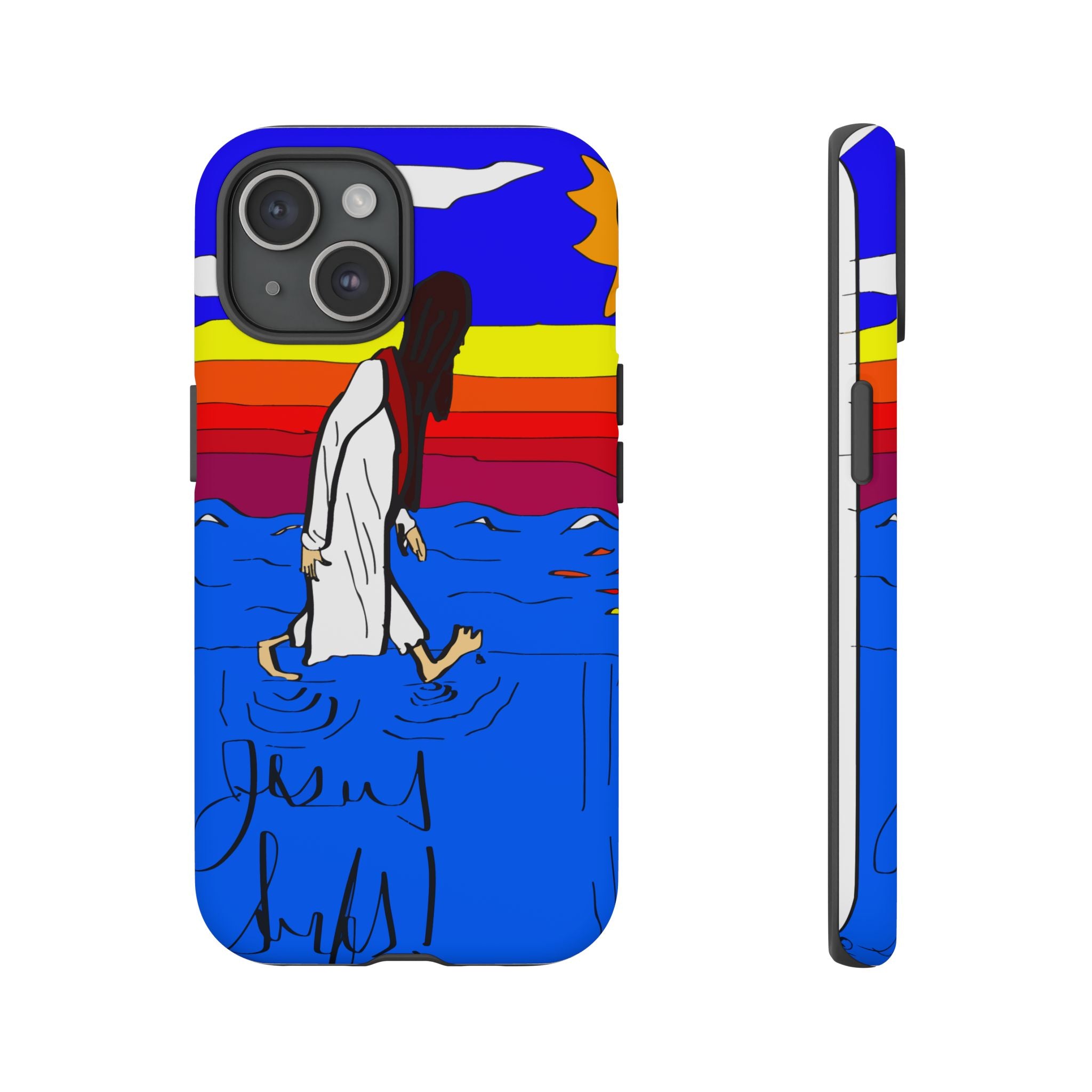 Jesus Surfs “Walks On Water” Tough Cases