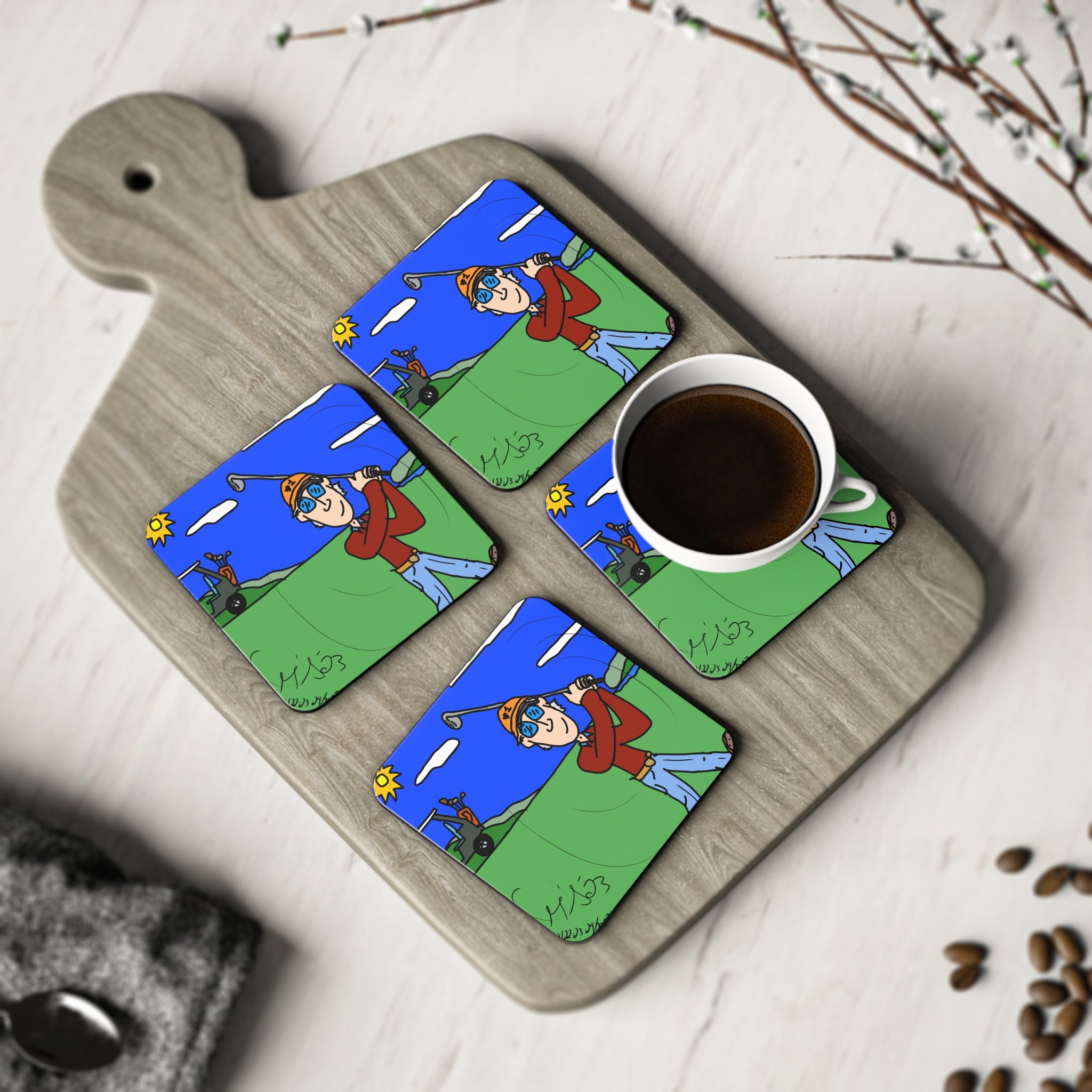 Hole In 1 Coasters