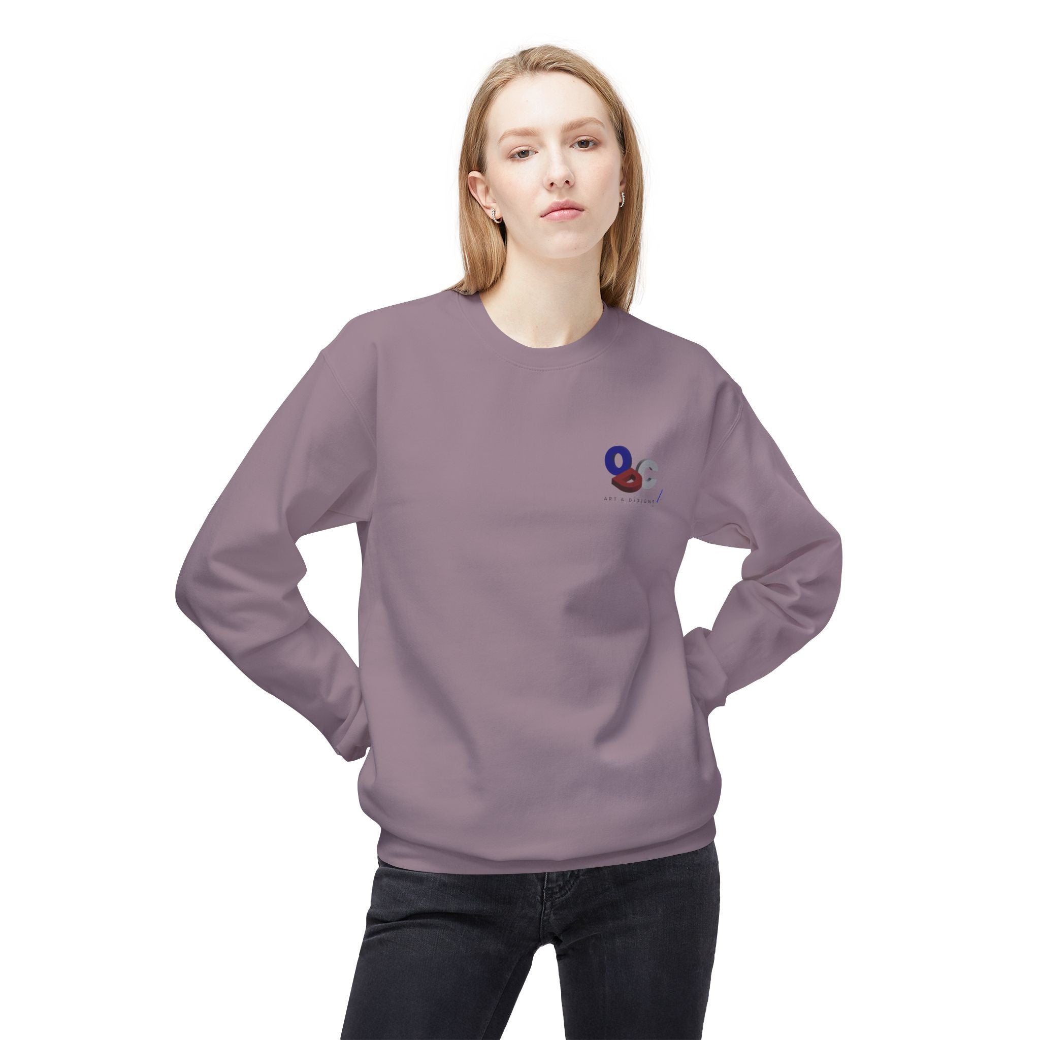 Snowy Peaks - Unisex Midweight Softstyle Fleece Crewneck Sweatshirt