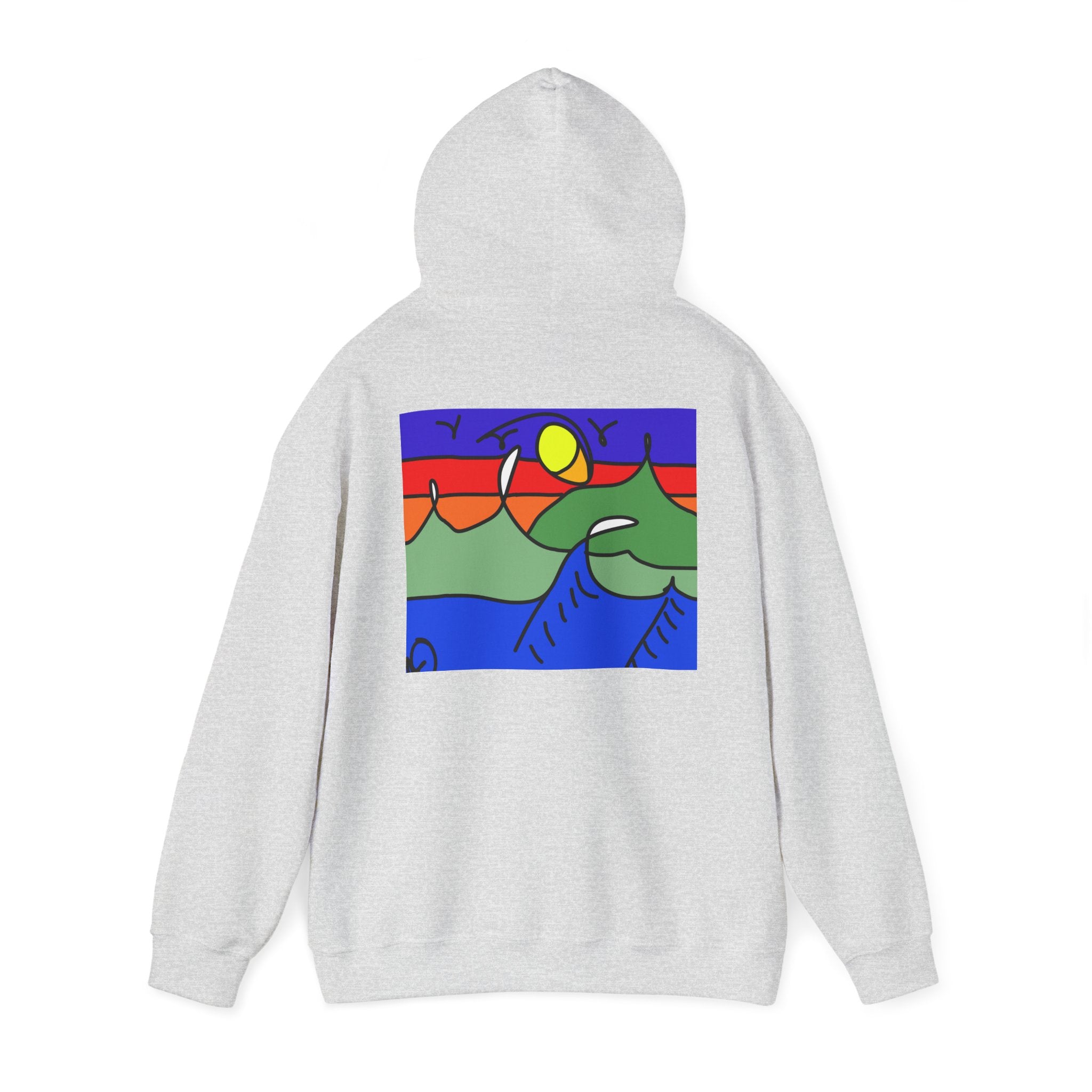 Snowy Peaks - Unisex Heavy Blend™ Hooded Sweatshirt