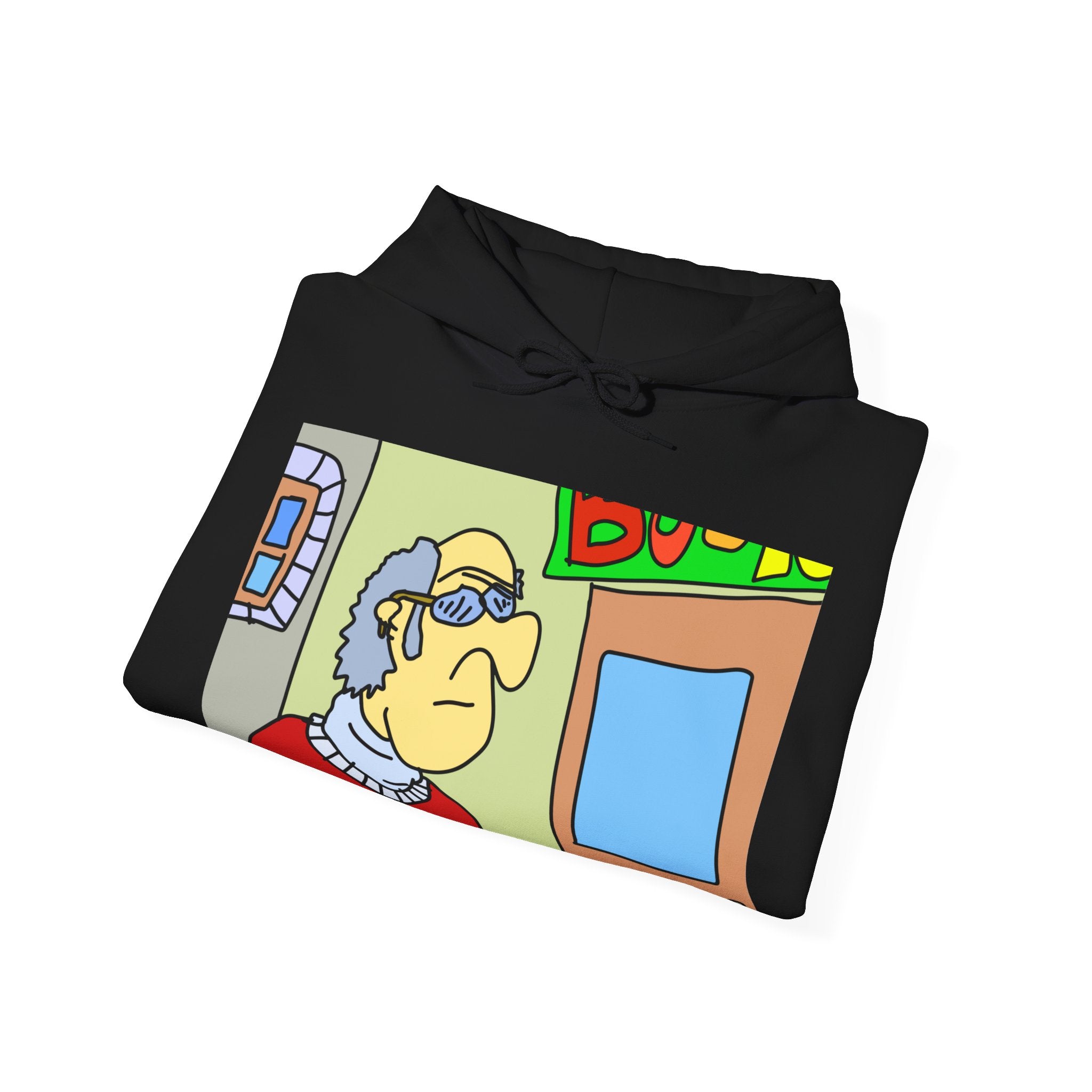 Time Traveling Bookstore George Unisex Heavy Blend™ Hooded Sweatshirt