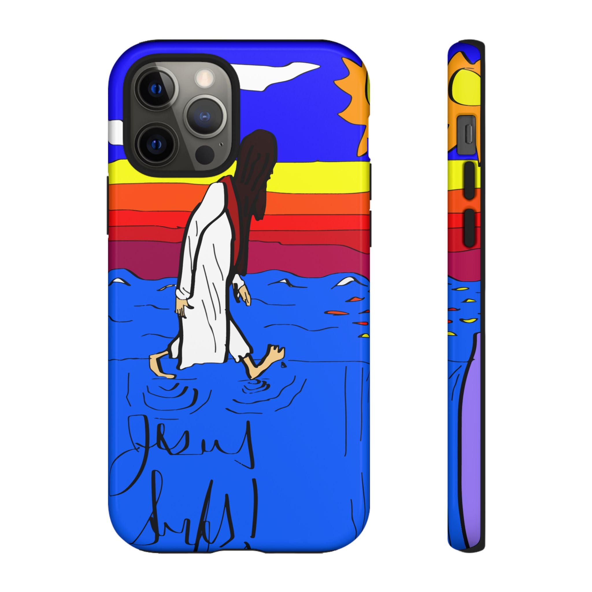 Jesus Surfs “Walks On Water” Tough Cases