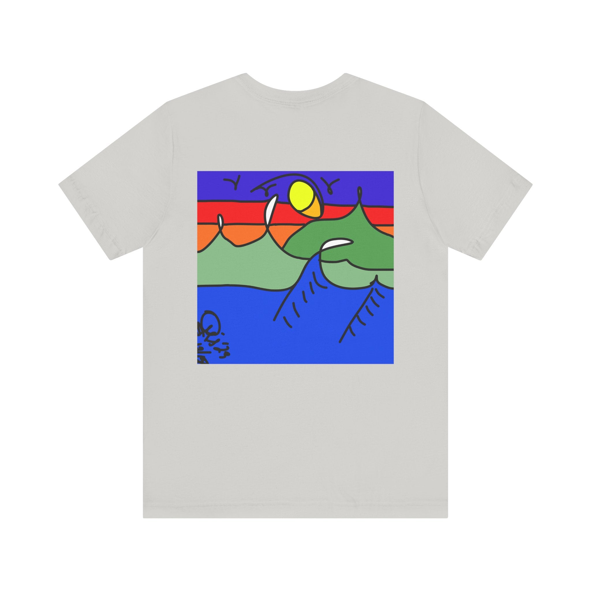 Snowy Peaks - Unisex Jersey Short Sleeve Tee