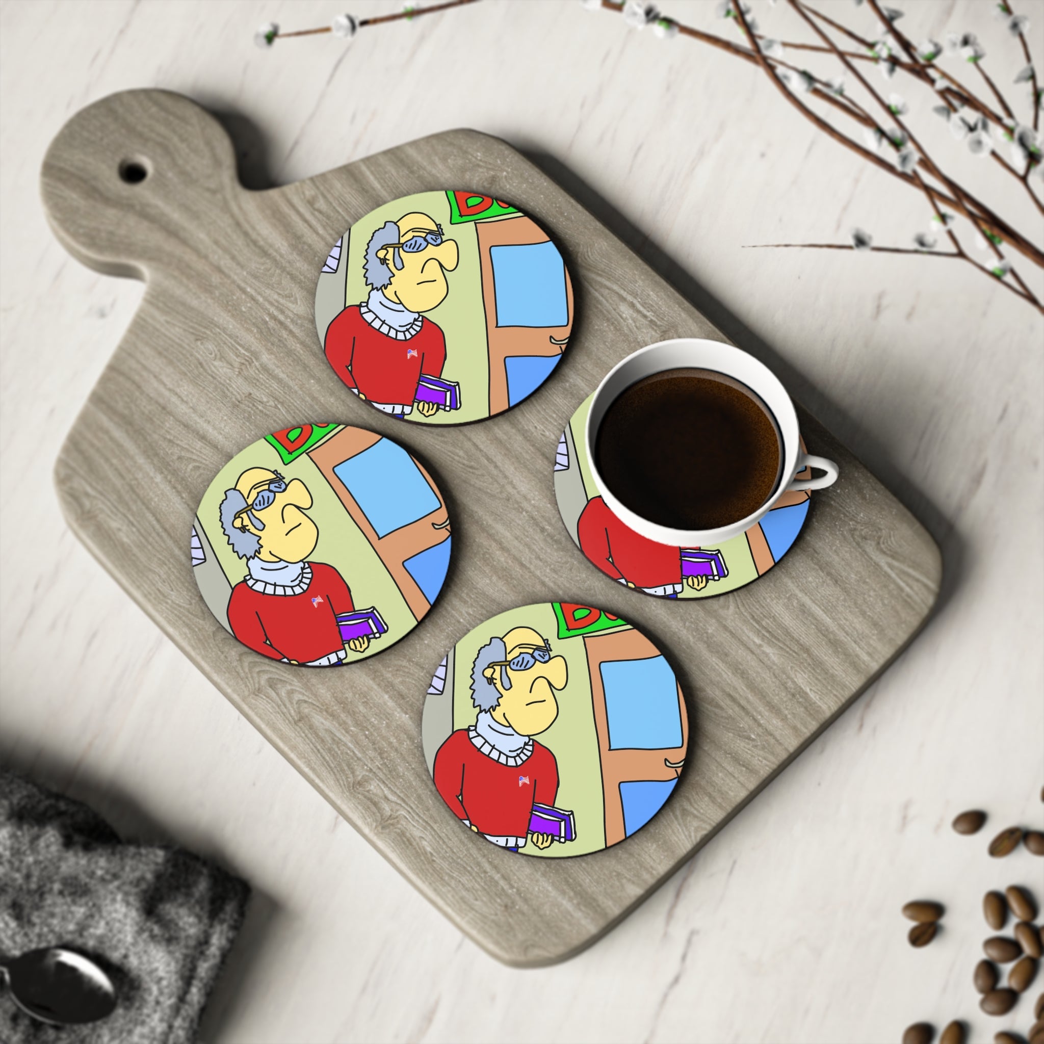Time Traveling Bookstore George Coasters