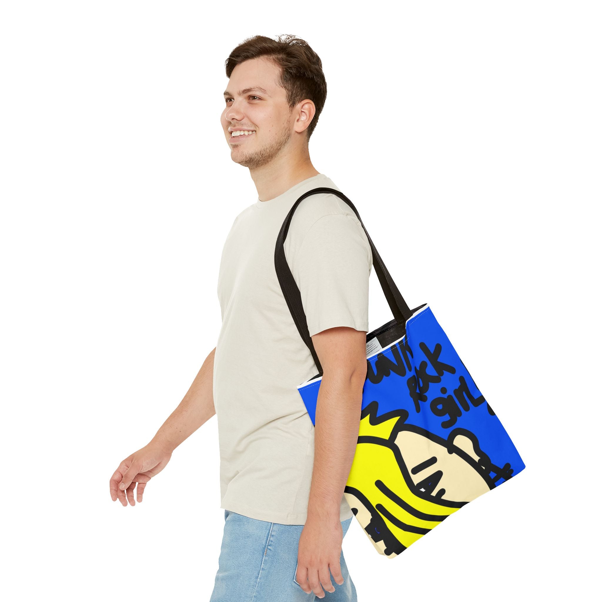 80’s Punk Rock Girl - Tote Bag (AOP)