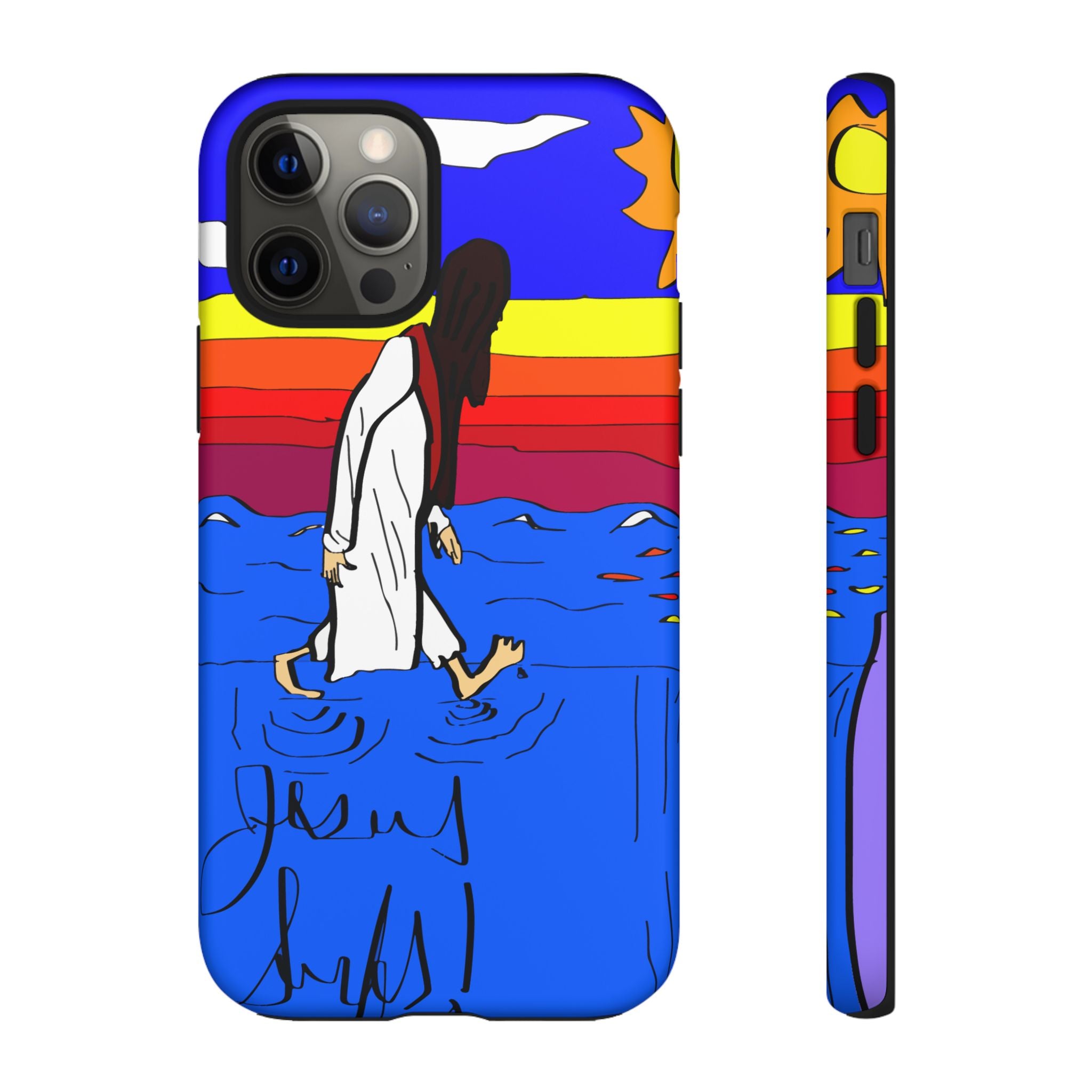 Jesus Surfs “Walks On Water” Tough Cases