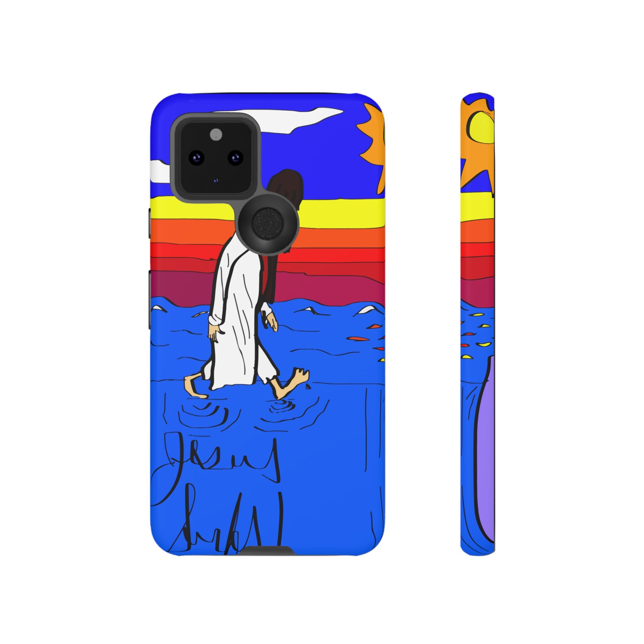 Jesus Surfs “Walks On Water” Tough Cases