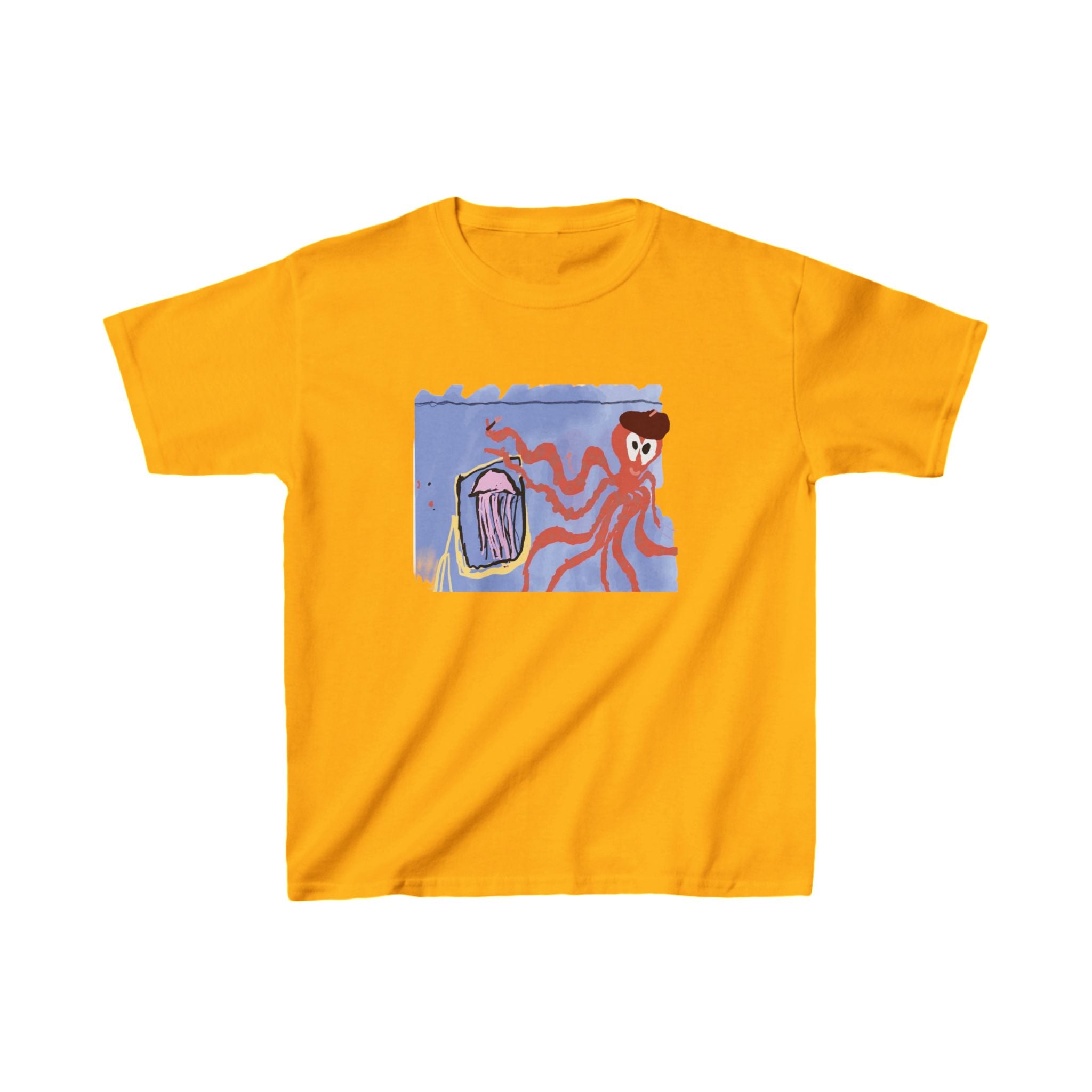 Sky’s Under Sea Masterpiece- Kids Heavy Cotton™ Tee